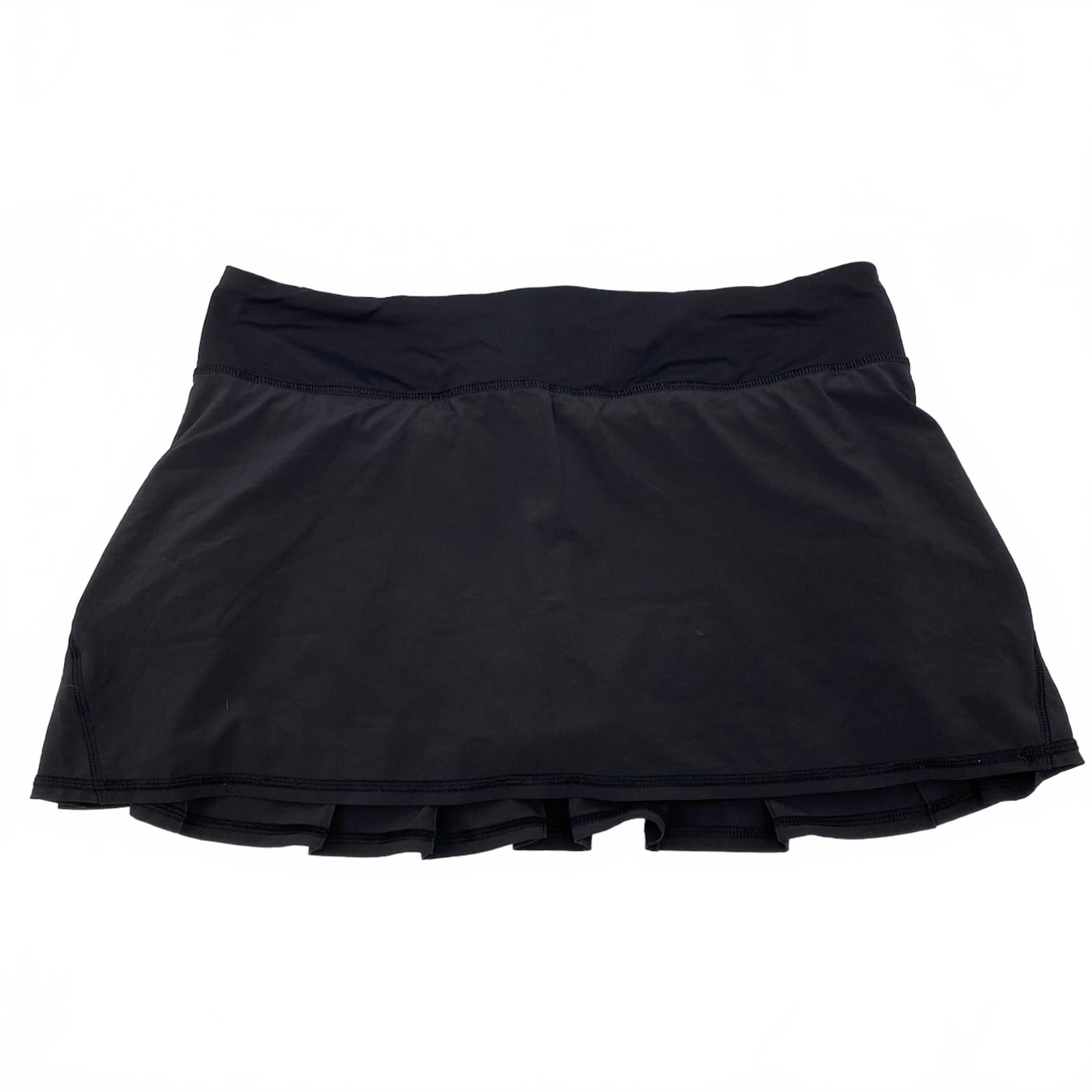 lululemon Black Ruffle Back Mini Skort