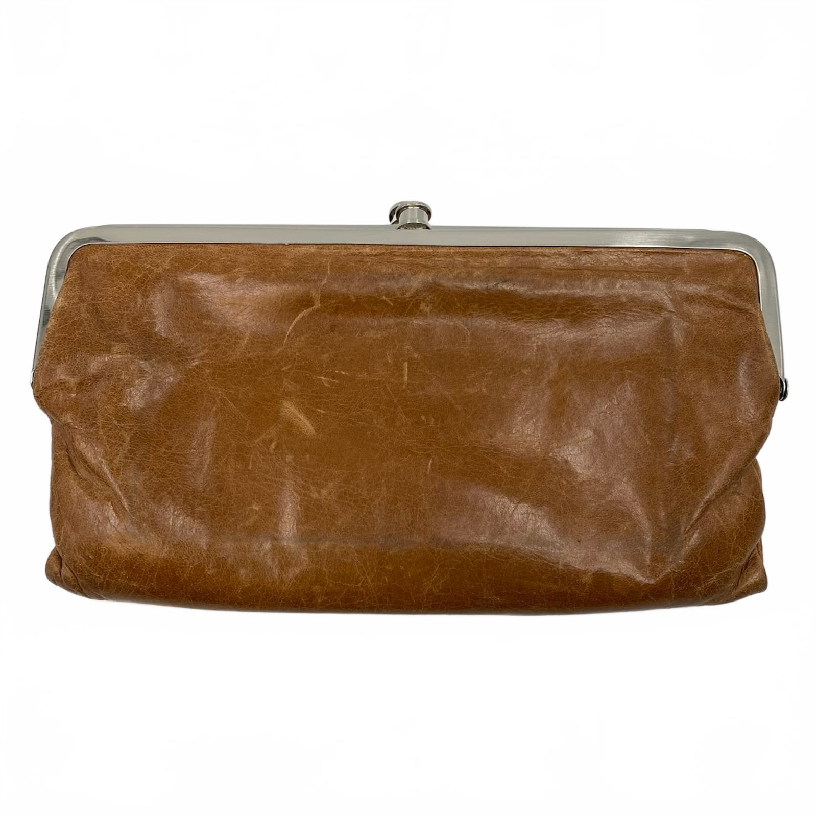 HOBO Tan Leather Classic Wallet