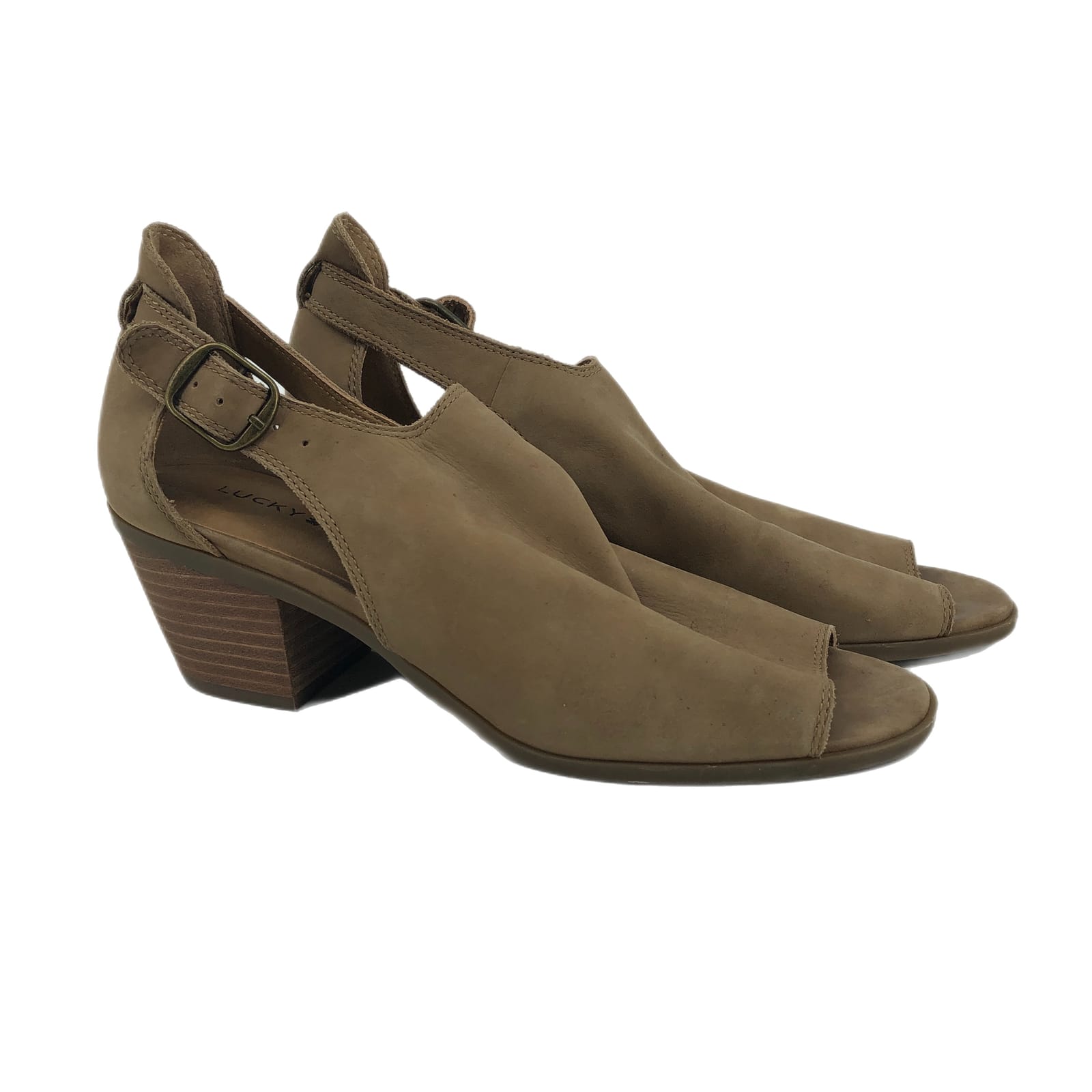 Lucky Brand Tan D'Orsay Heels