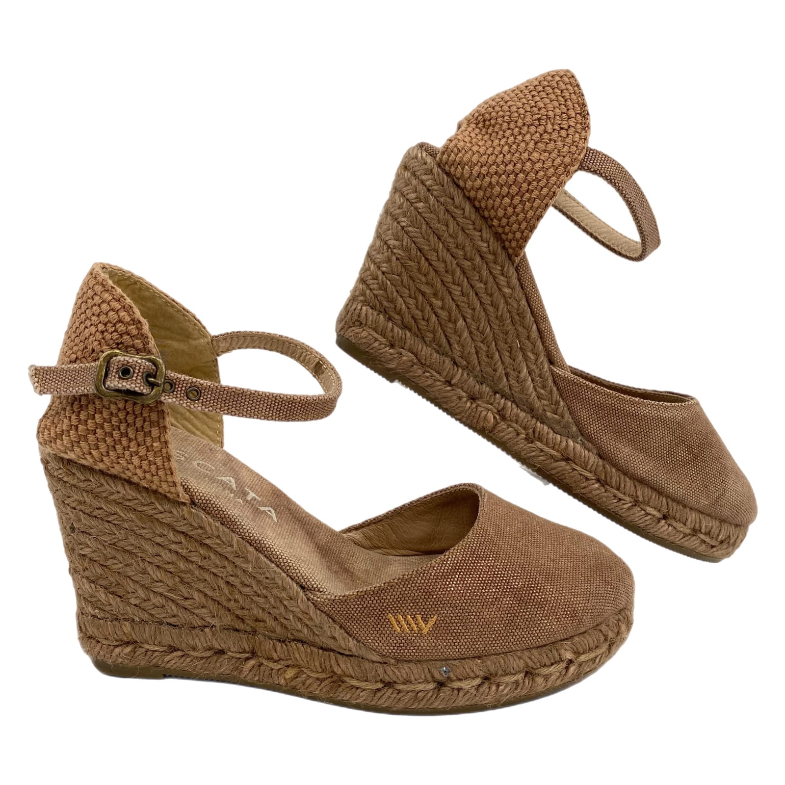 Viscata Brown Espadrille Wedges