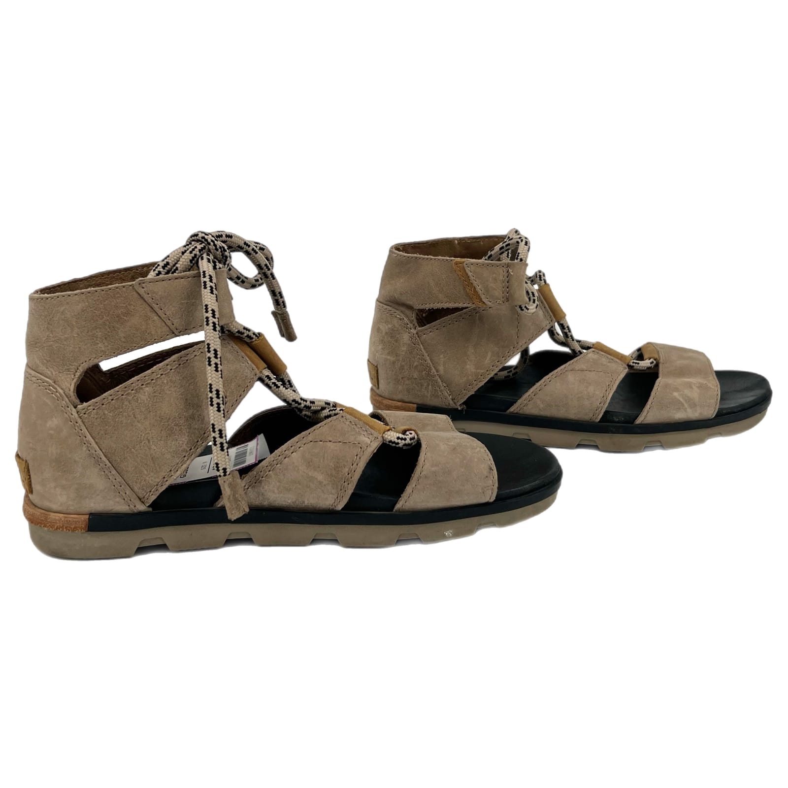Sorel Brown Lace Up Gladiator Sandals