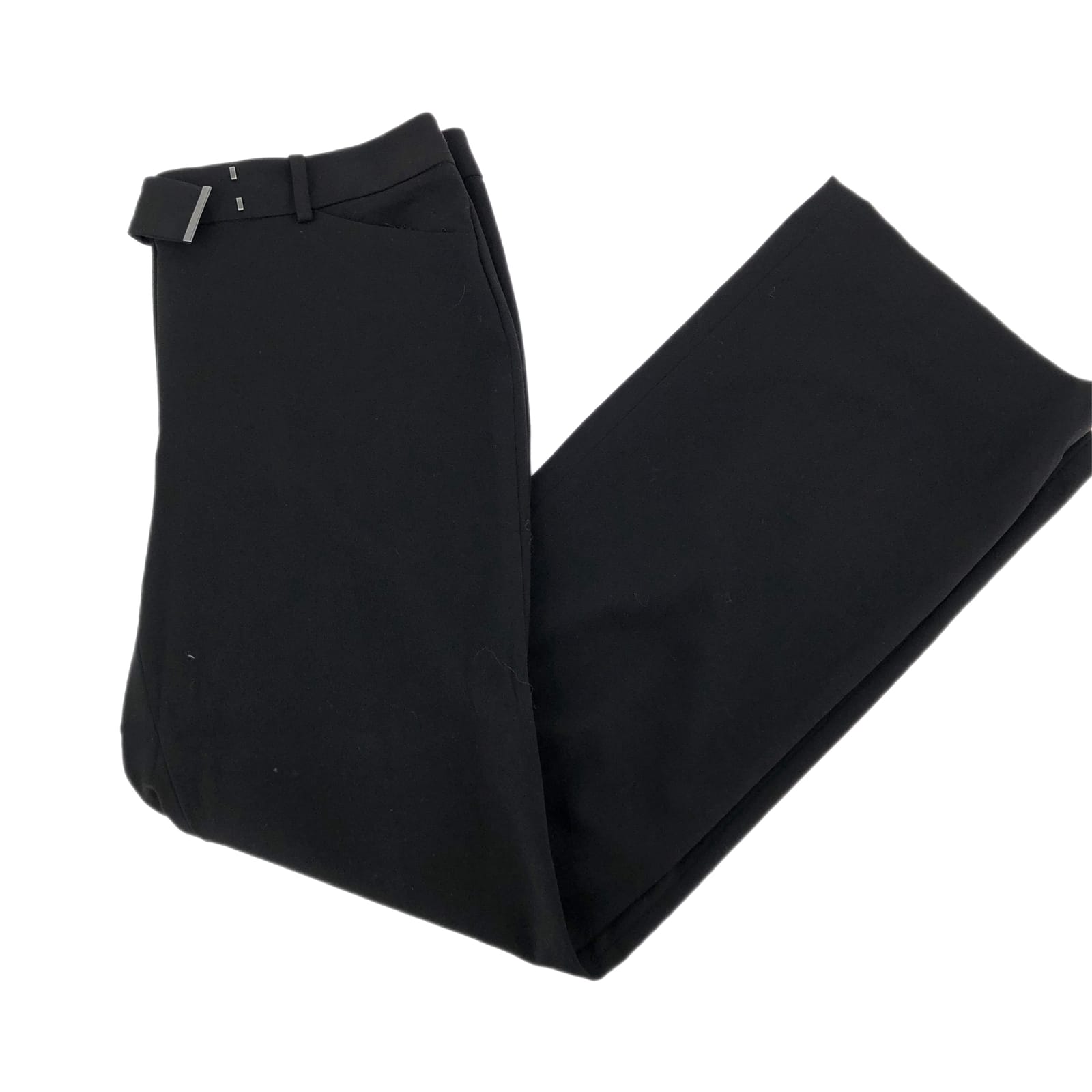 White House Black Market Black High-rise Wide-Leg Pants