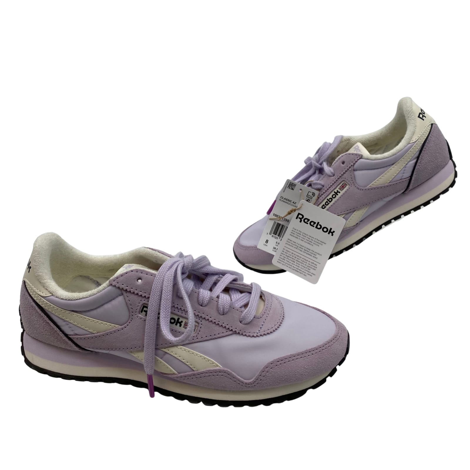 Reebok Purple Synthetic Athletic Sneakers