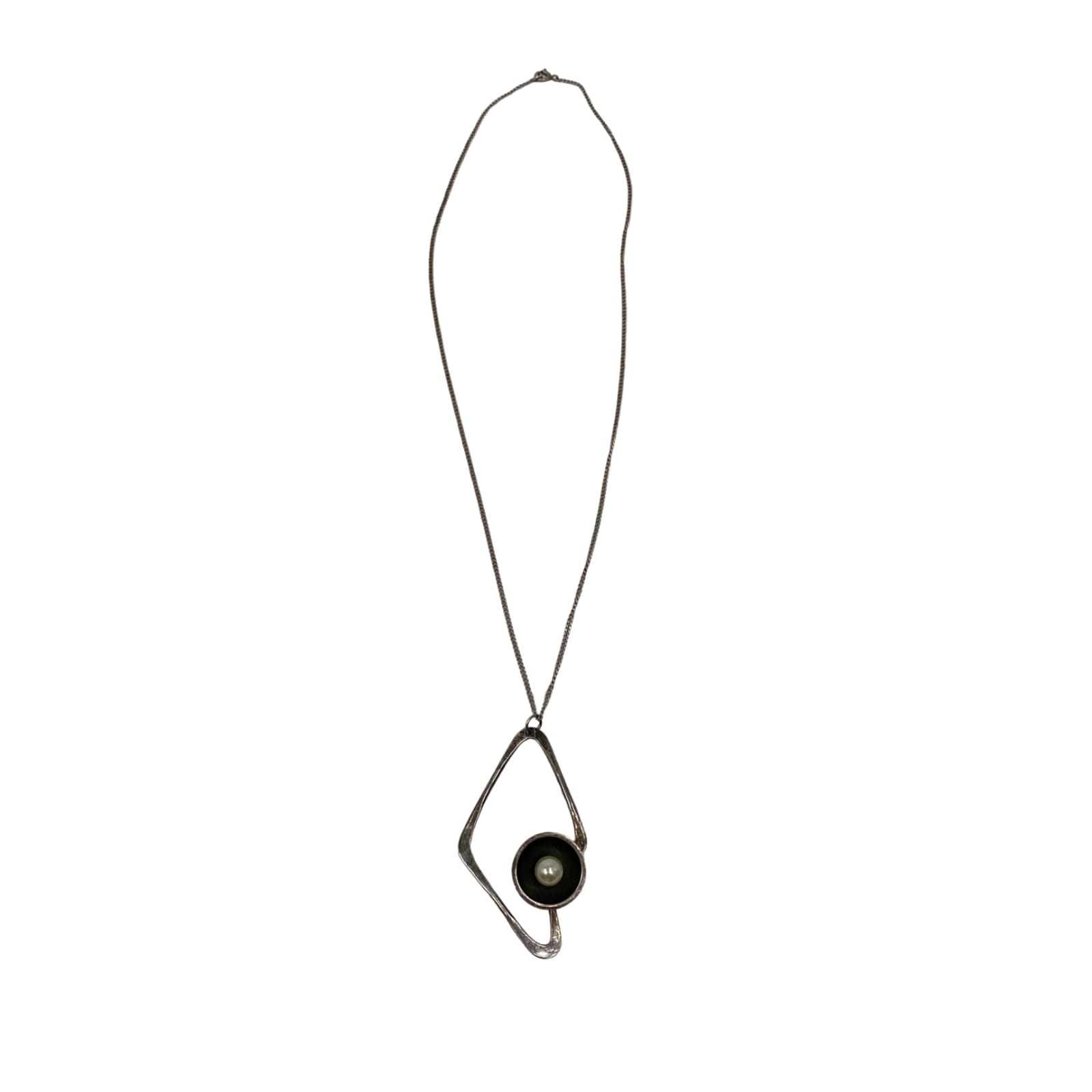 Silver Classic Pendant Necklace
