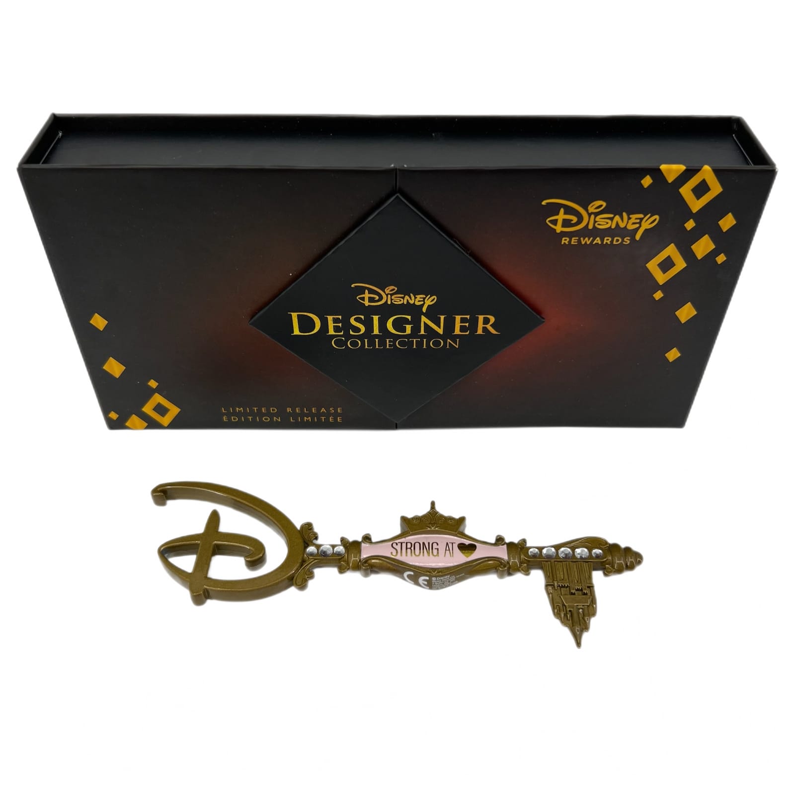 Disney Limited Edition Designer Collection Princess Celebration Pink/Gold Key