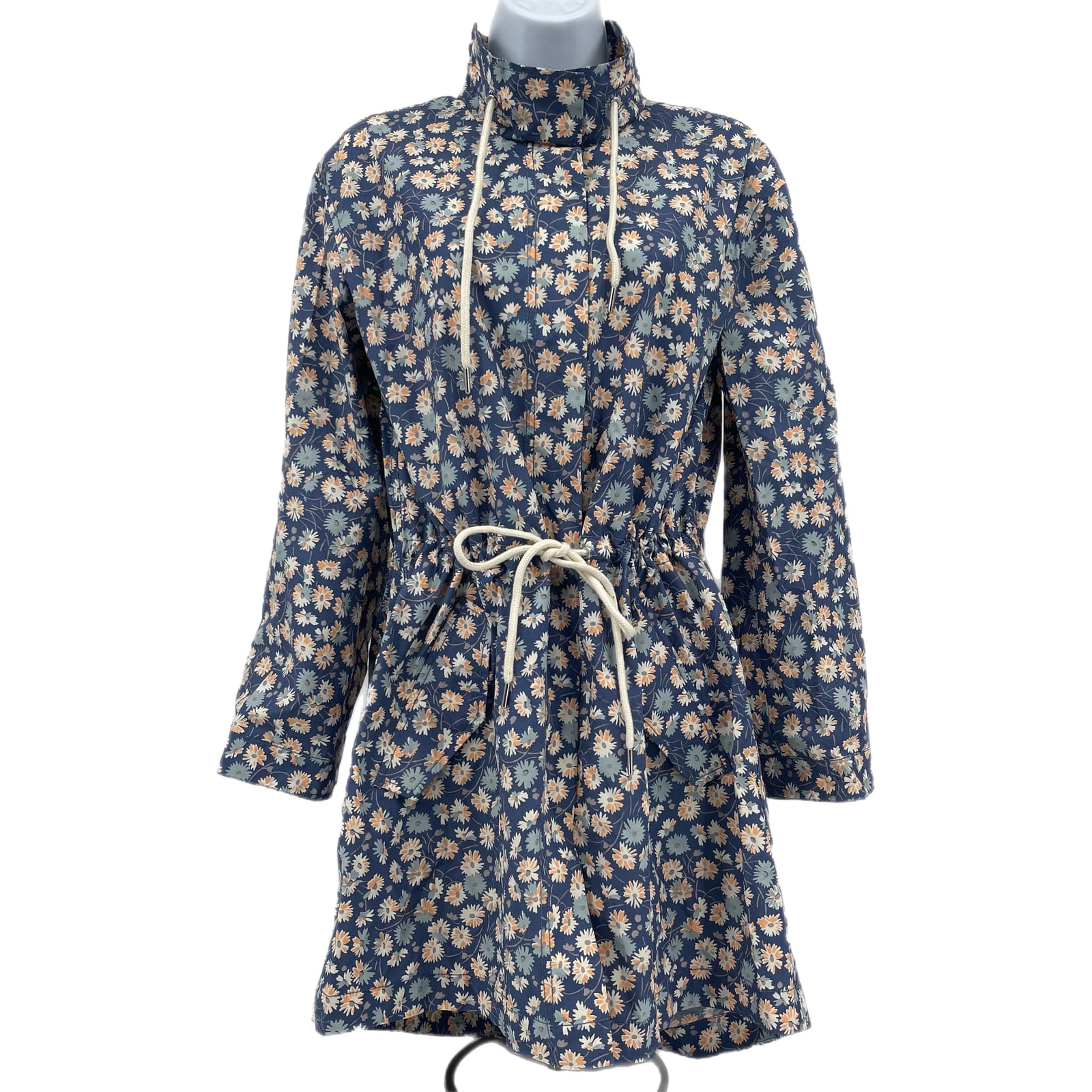 Madewell Blue Floral Cotton Jacket
