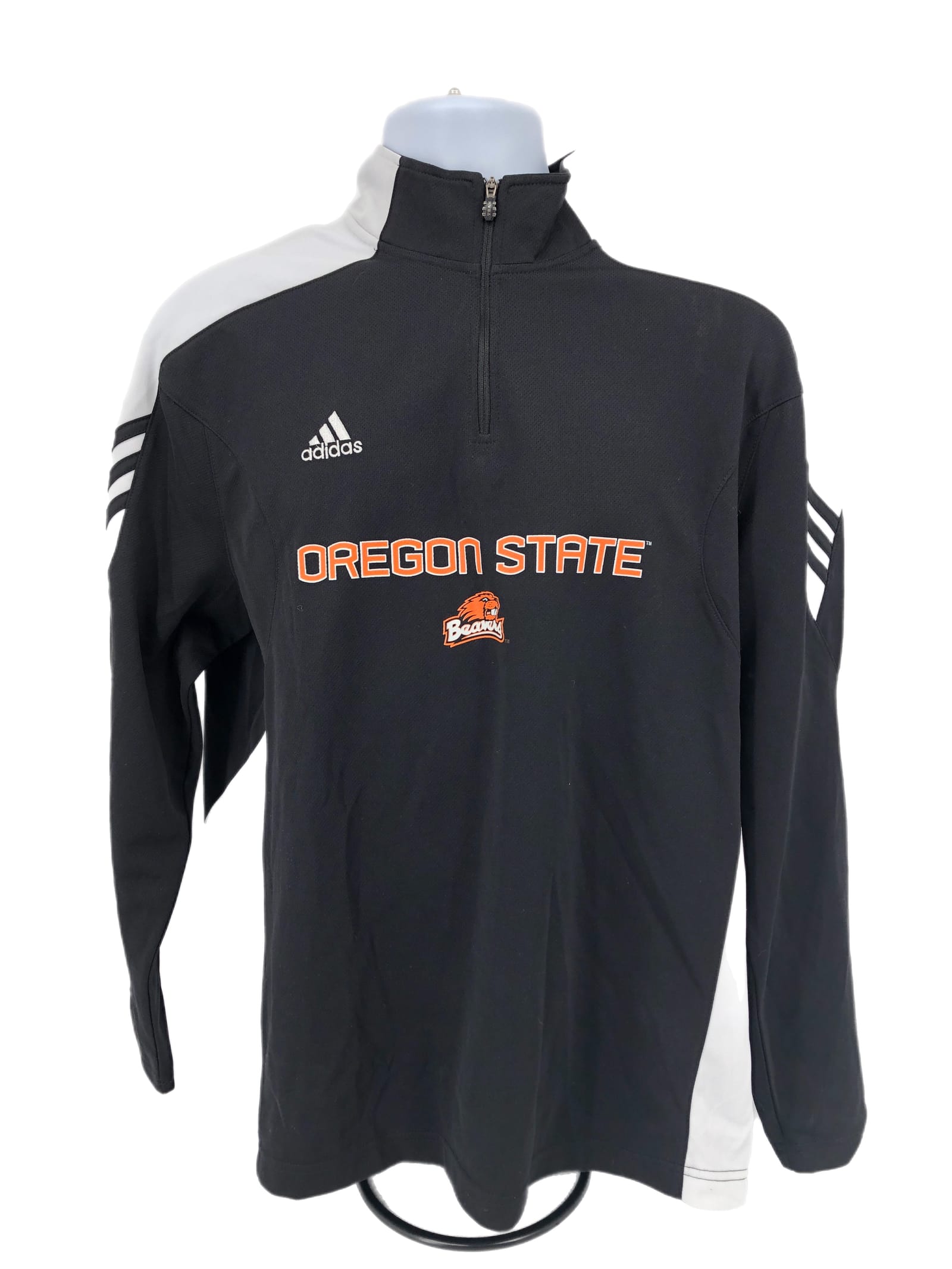 adidas Black & Orange Pullover Sweatshirt