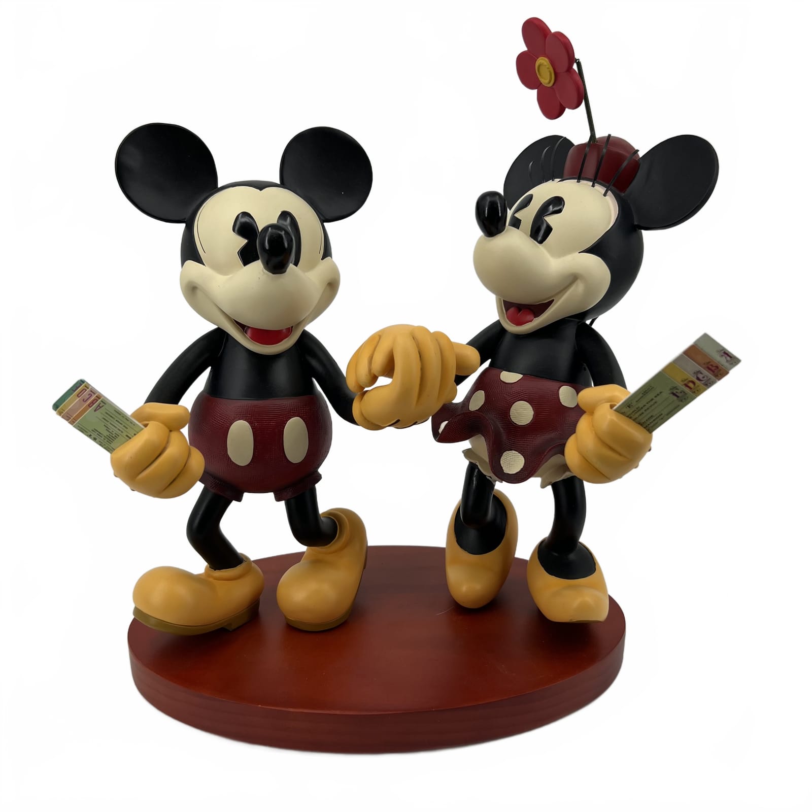 Disney The Art of Disney Mickey + Minnie Mouse Statue