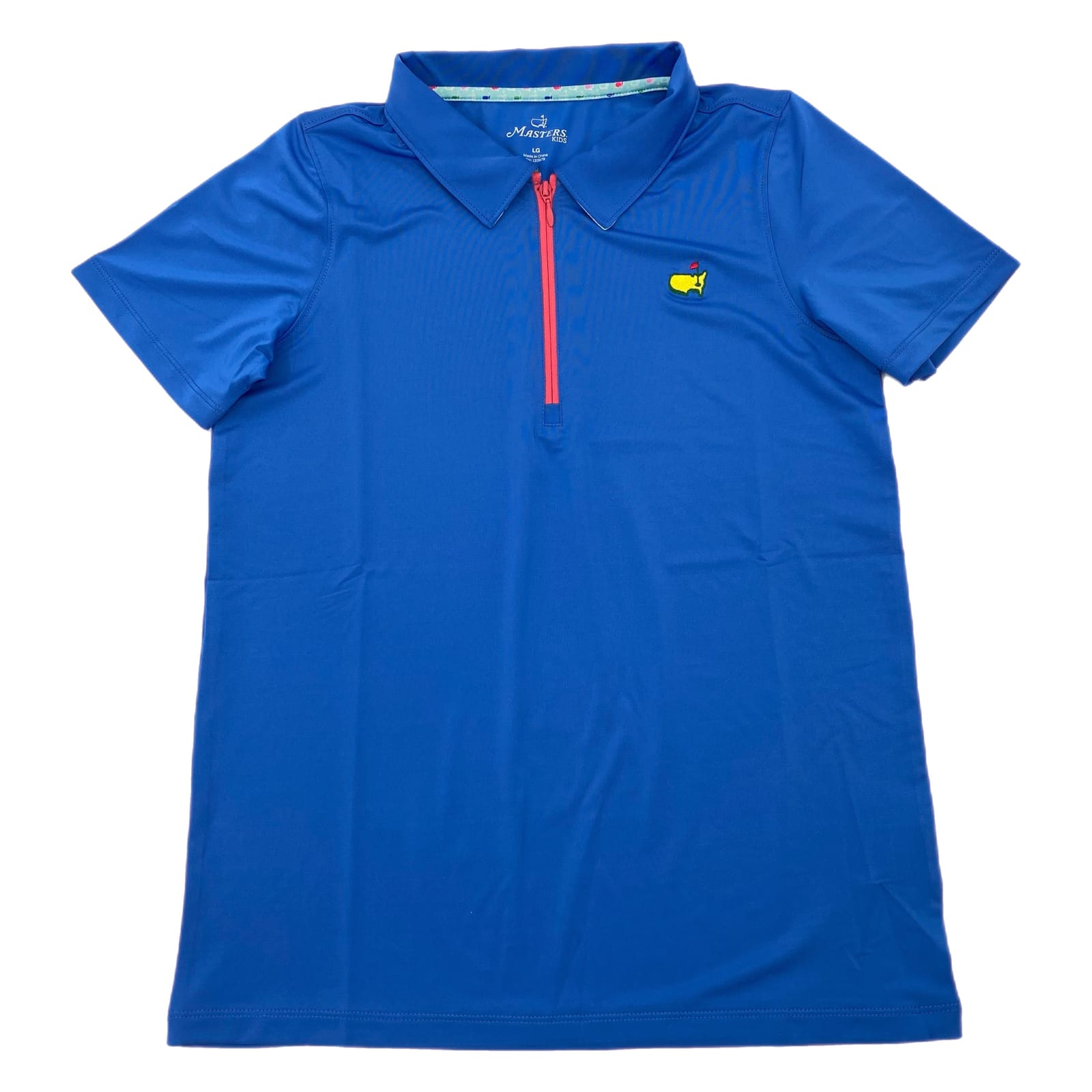 Masters Blue Short Sleeve Polo Shirt