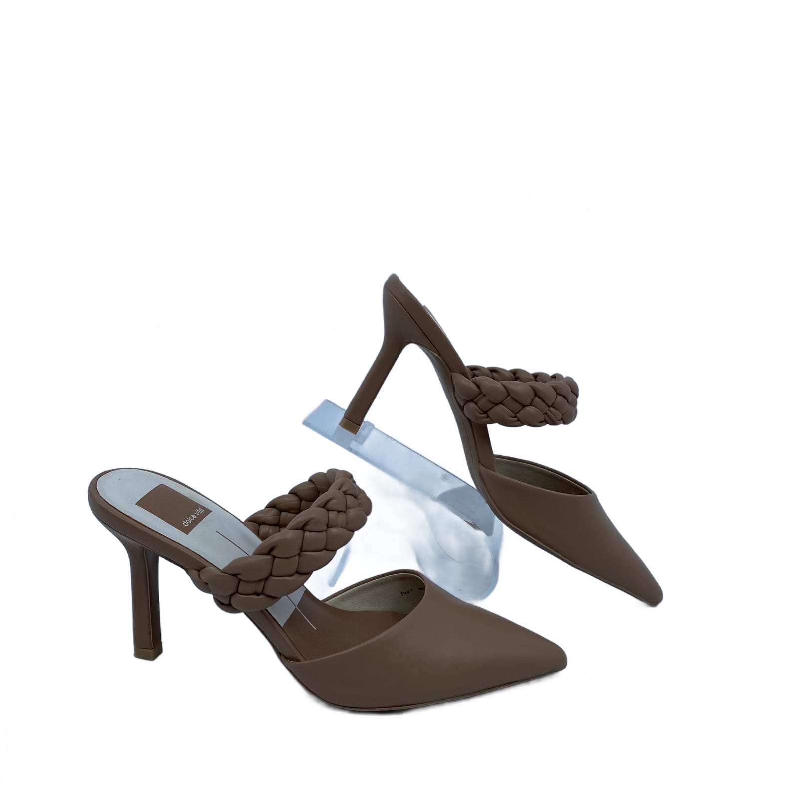 Dolce Vita Brown Braided Heels