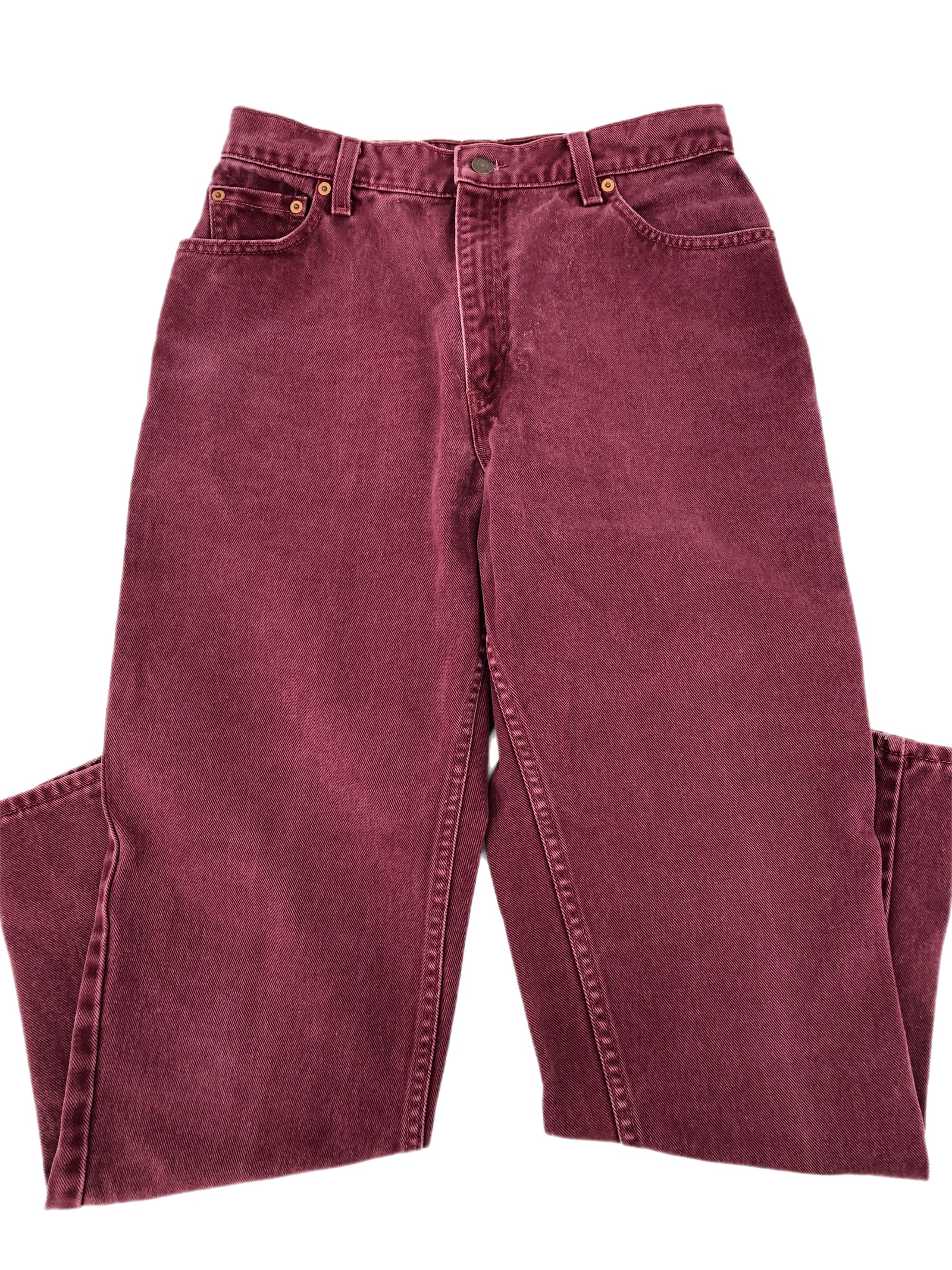 Levi's Red Mid-Rise Ankle & Cropped Jeans