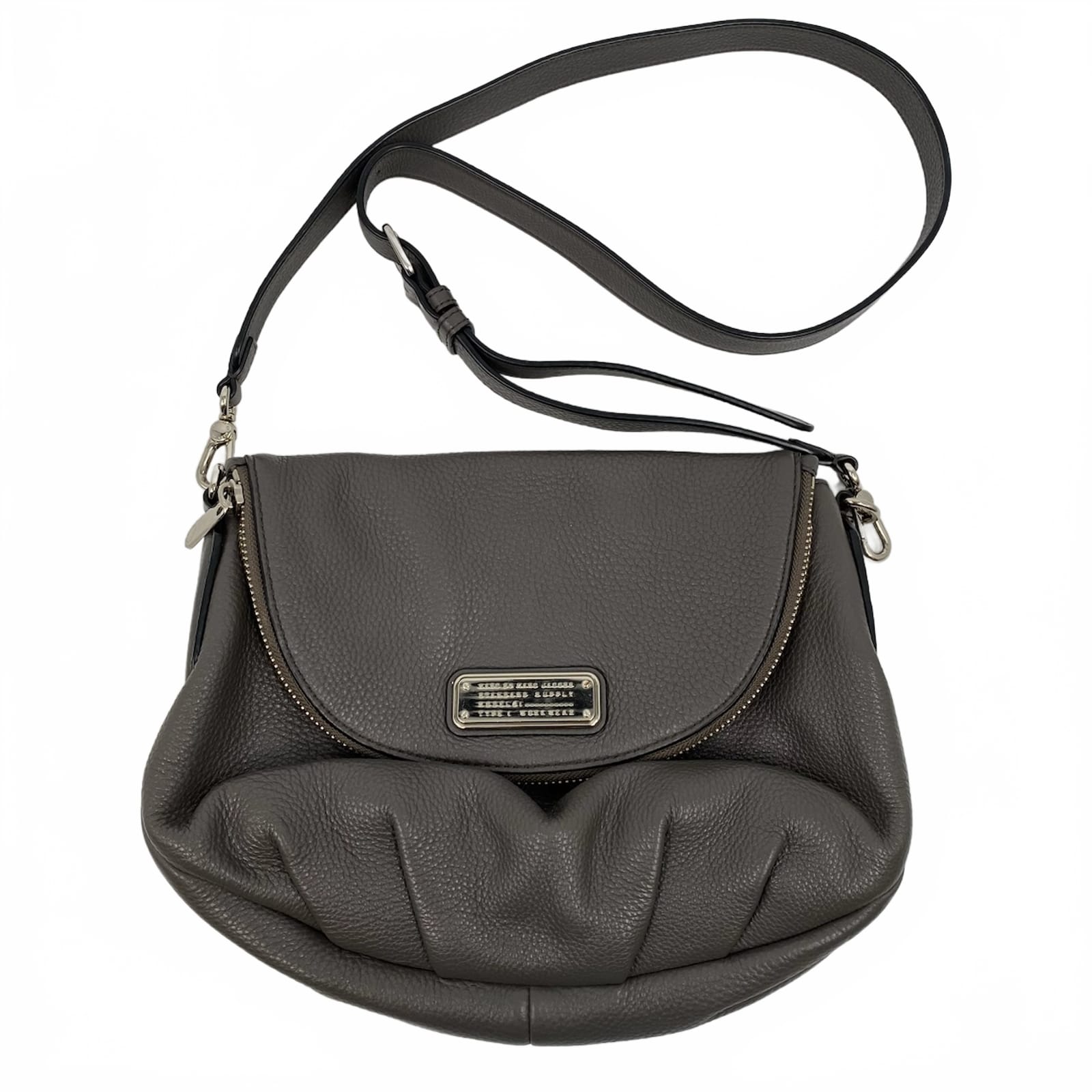 Marc By Marc Jacobs Gray Leather Crossbody Bag