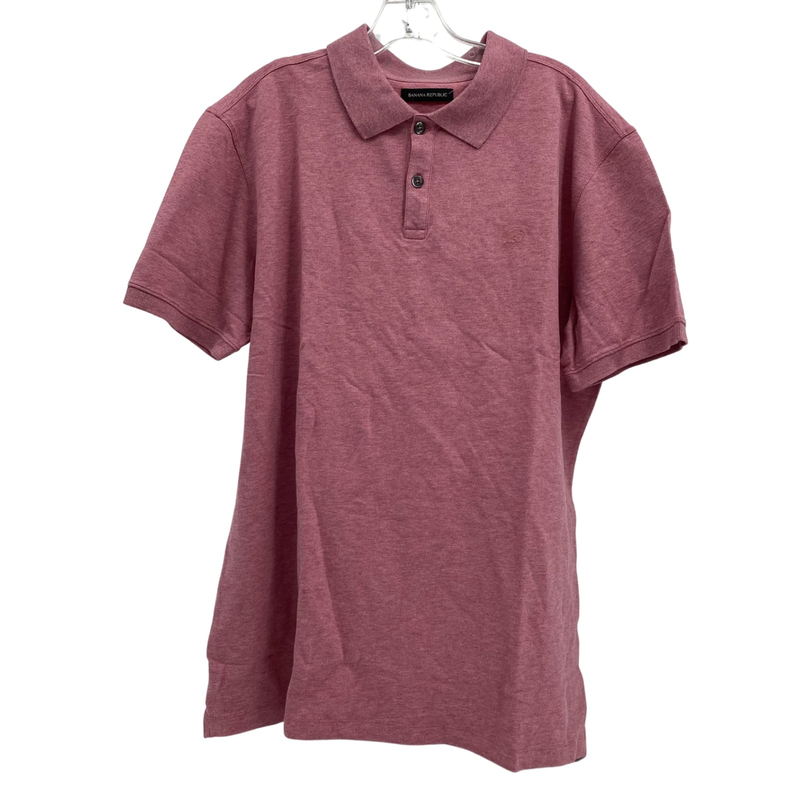 Banana Republic Red Short Sleeve Polo Shirt