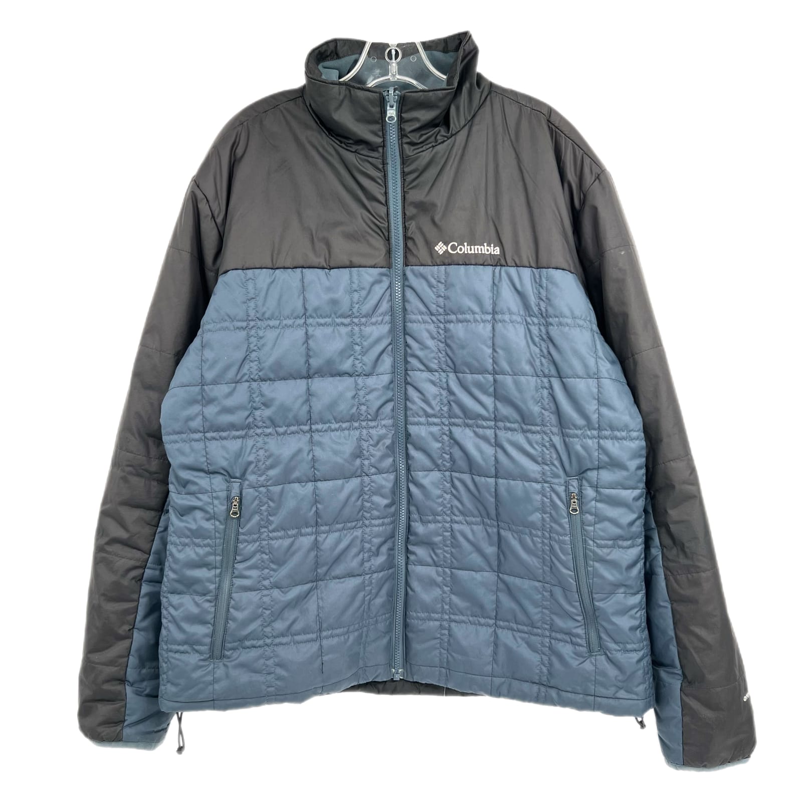Columbia Black Blue Quilted Puffer Jacket