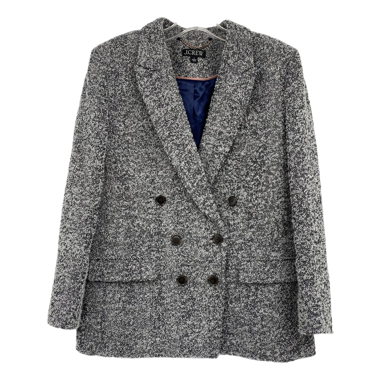 J. Crew Gray Tweed Blazer