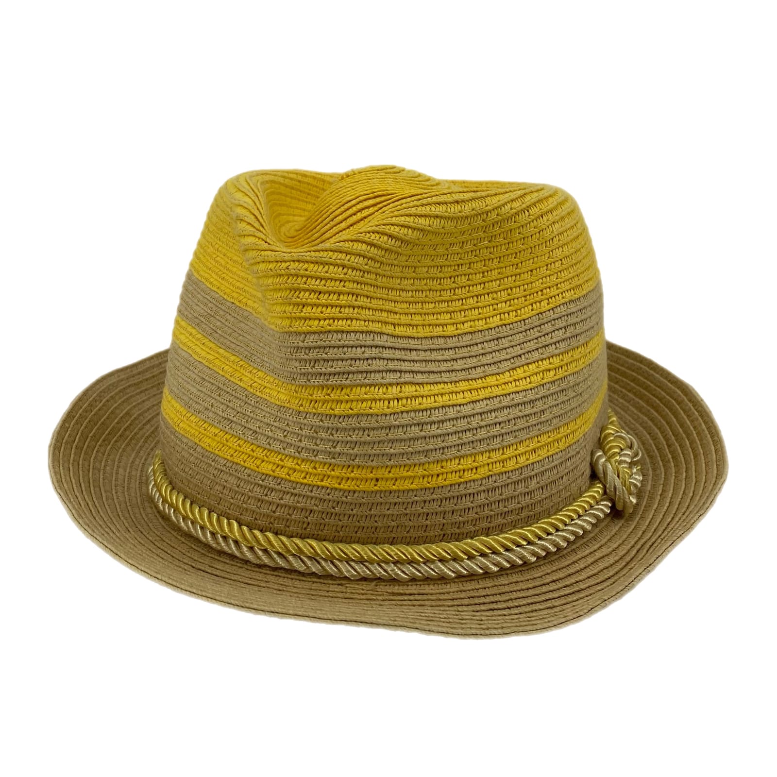 D&Y Yellow & Beige Classic Sun Hat