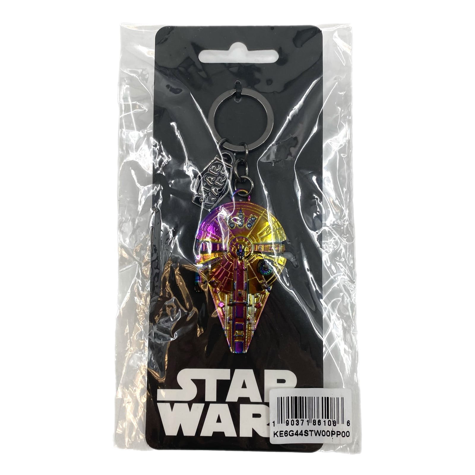 Disney Iridescent Metal Star Wars Millennium Falcon Keychain