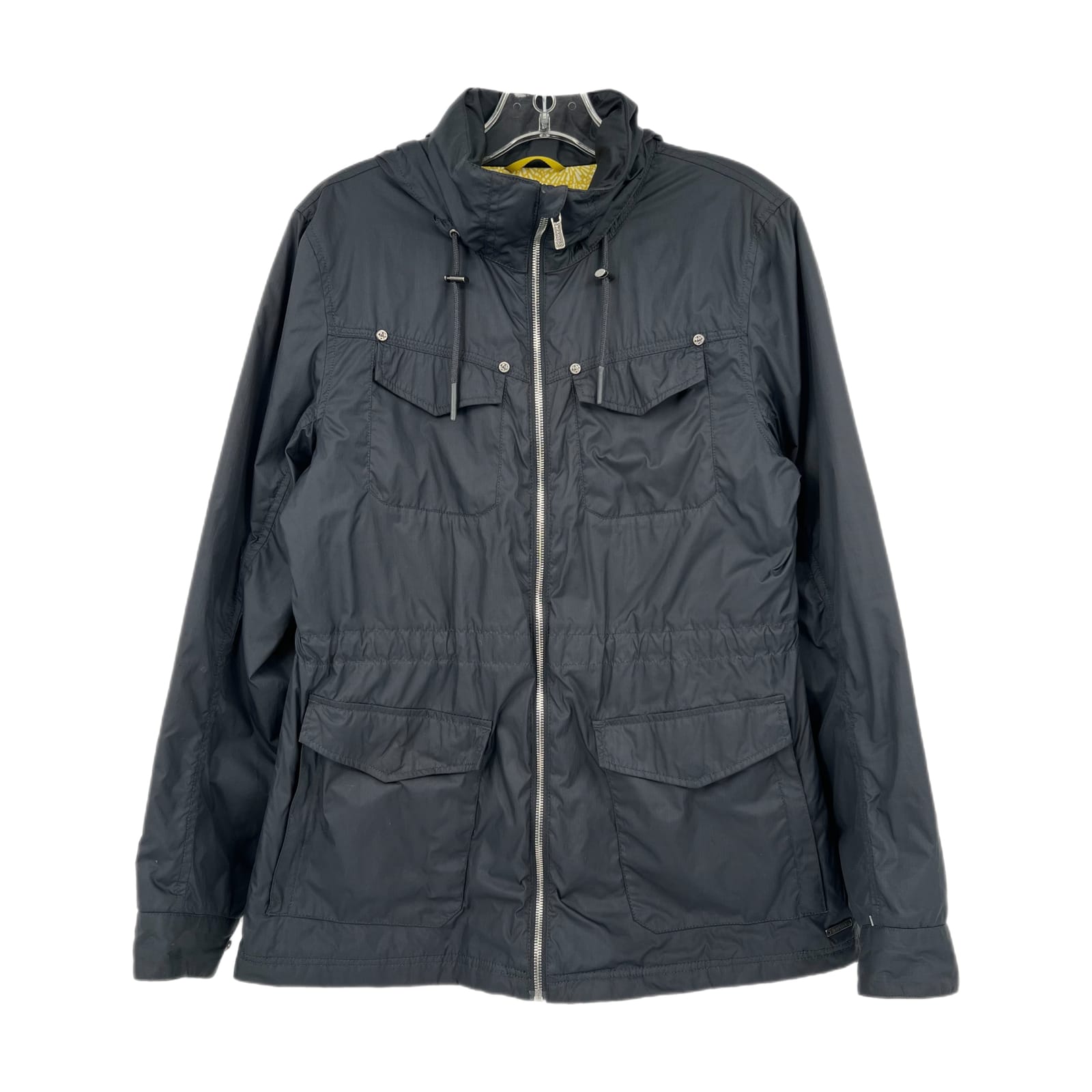 Prana Black Drawstring Waist Basic Jacket