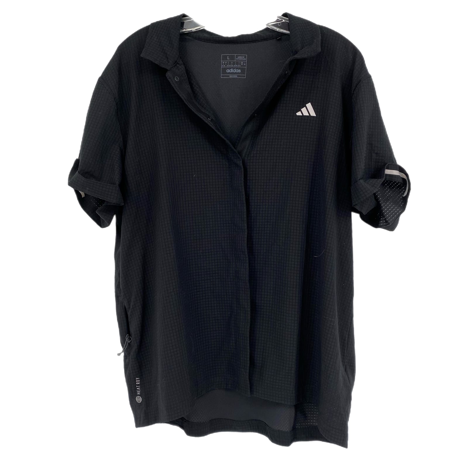 adidas Black Basic Button-Up Shirt