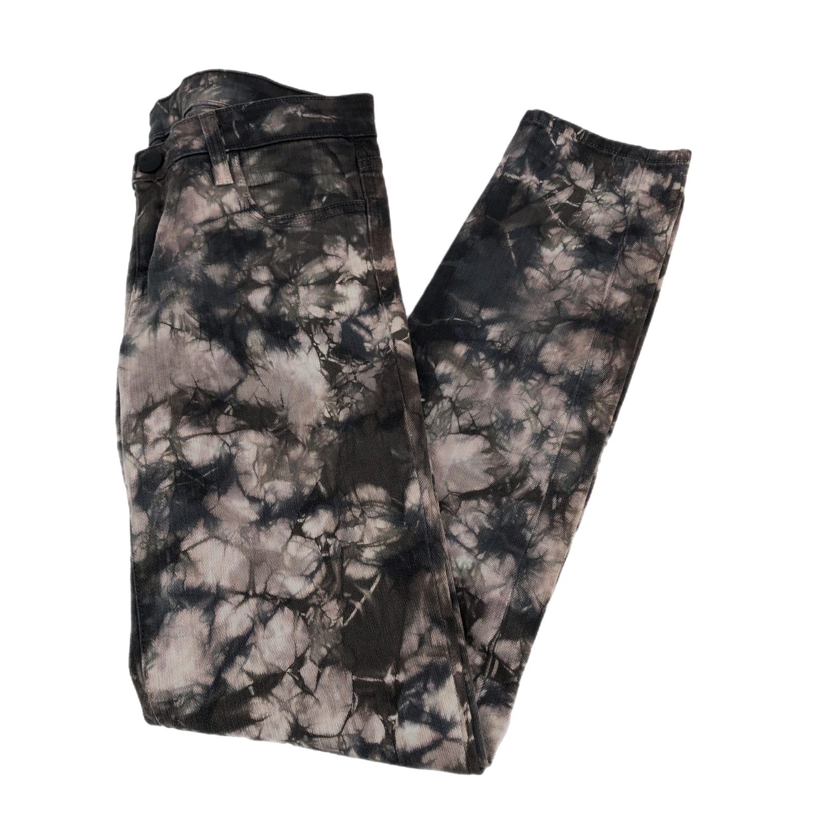Kut from the Kloth Black and White Bleached Skinny Jeans