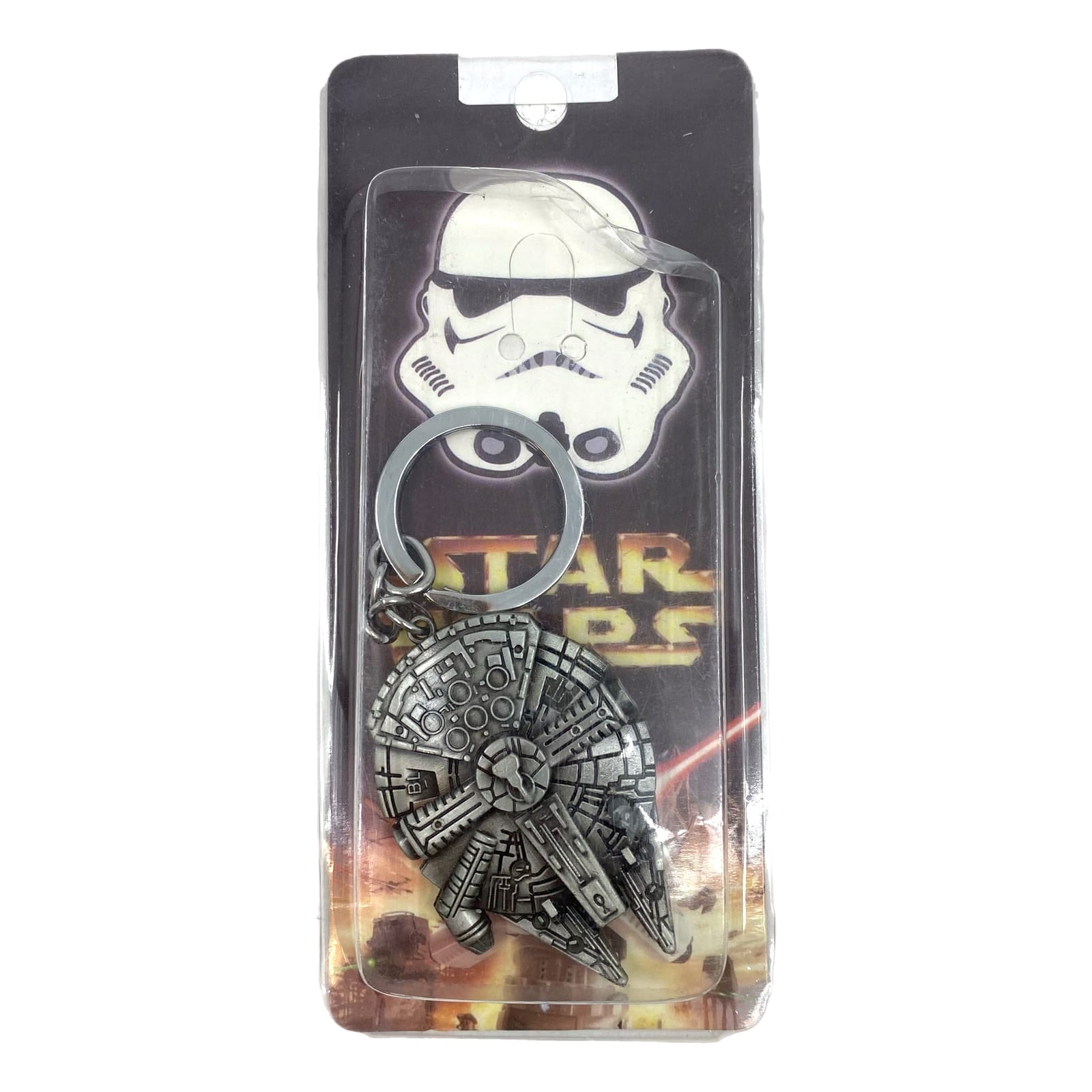 Star Wars Silver Millennium Falcon Metal Keychain