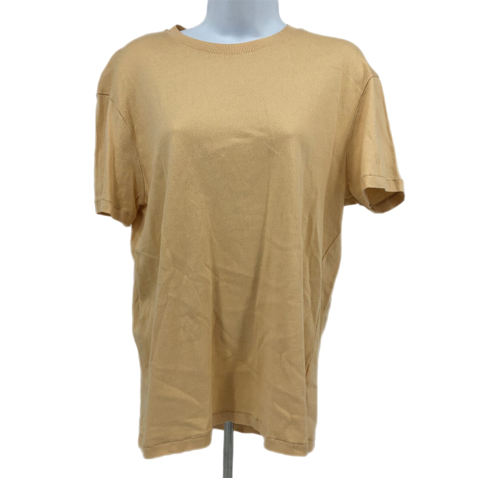 Zara Orange Breathable Cotton T-Shirt