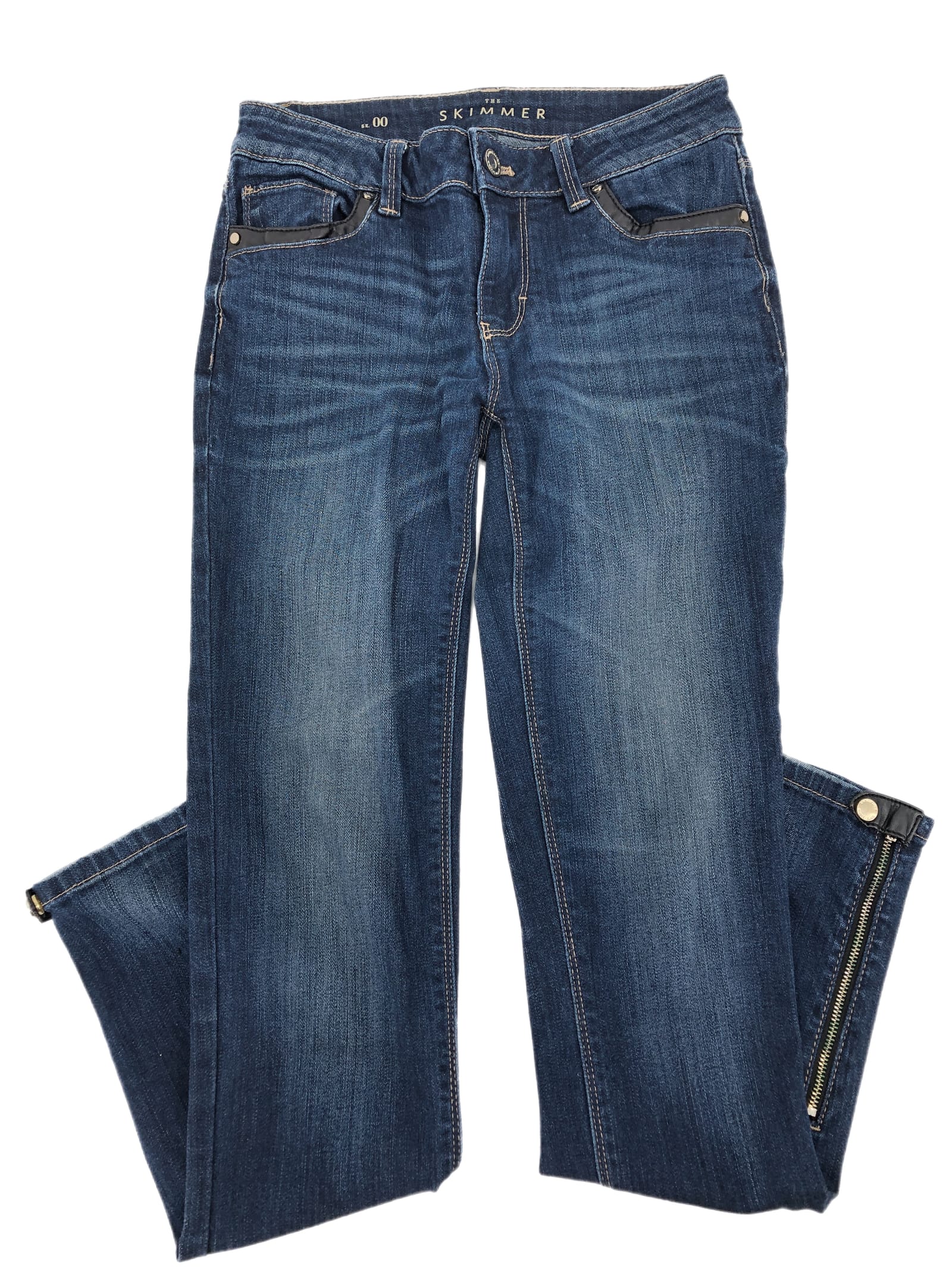 White House Black Market Blue Skinny Ankle Jeans