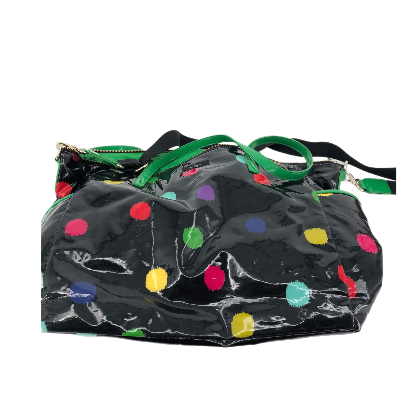 Kate Spade Green Polka Dot Tote