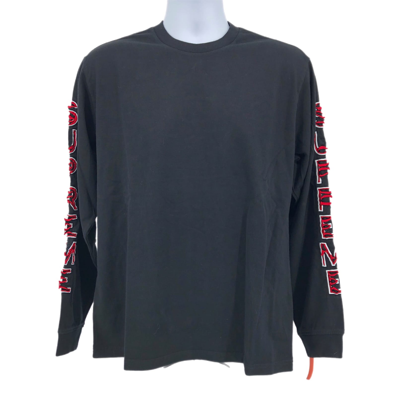 Supreme Black & Red Logo Basic T-Shirt