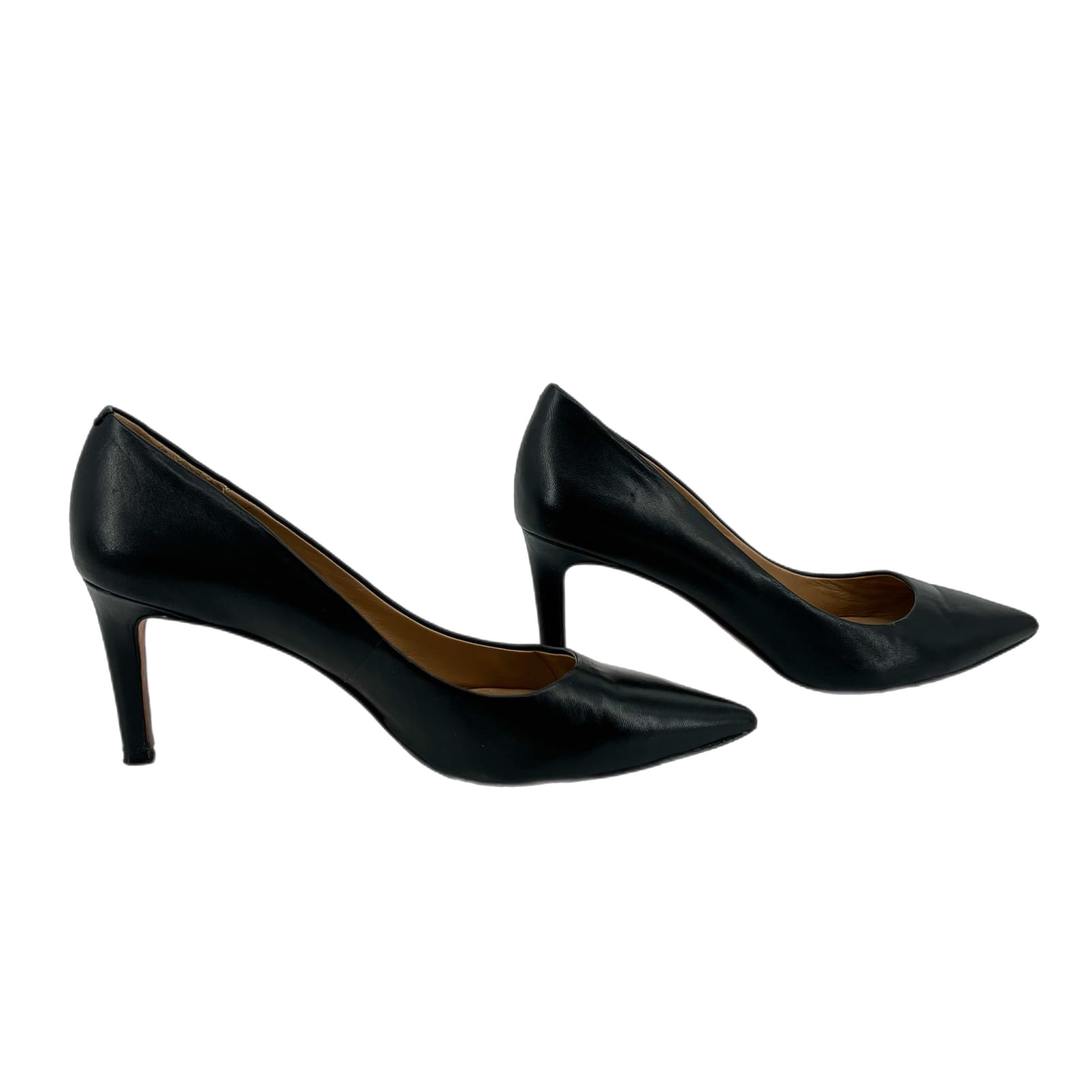 Diane Von Furstenberg Black Pointed Toe Stiletto Heels