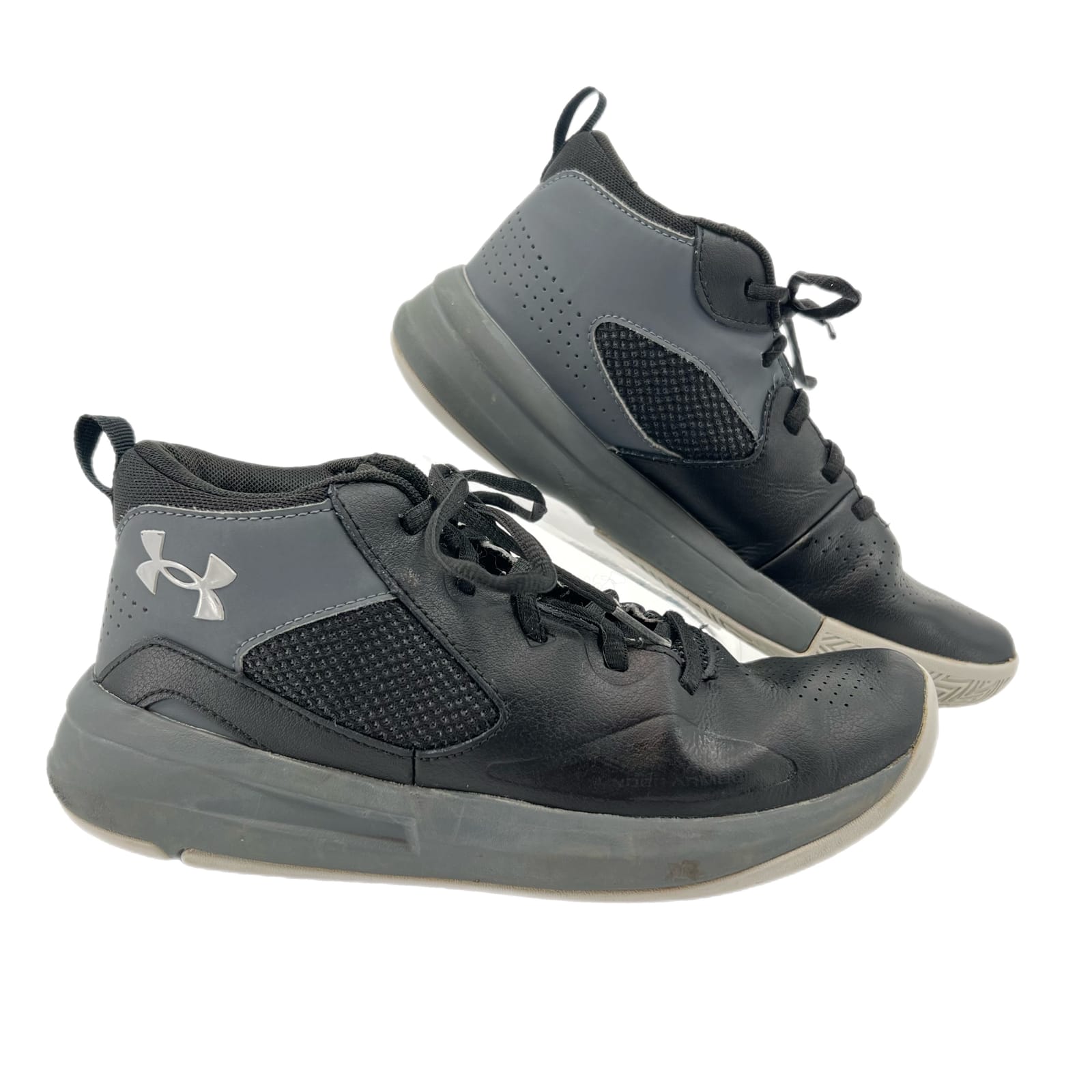 Under Armour Black Gray Athletic Sneakers