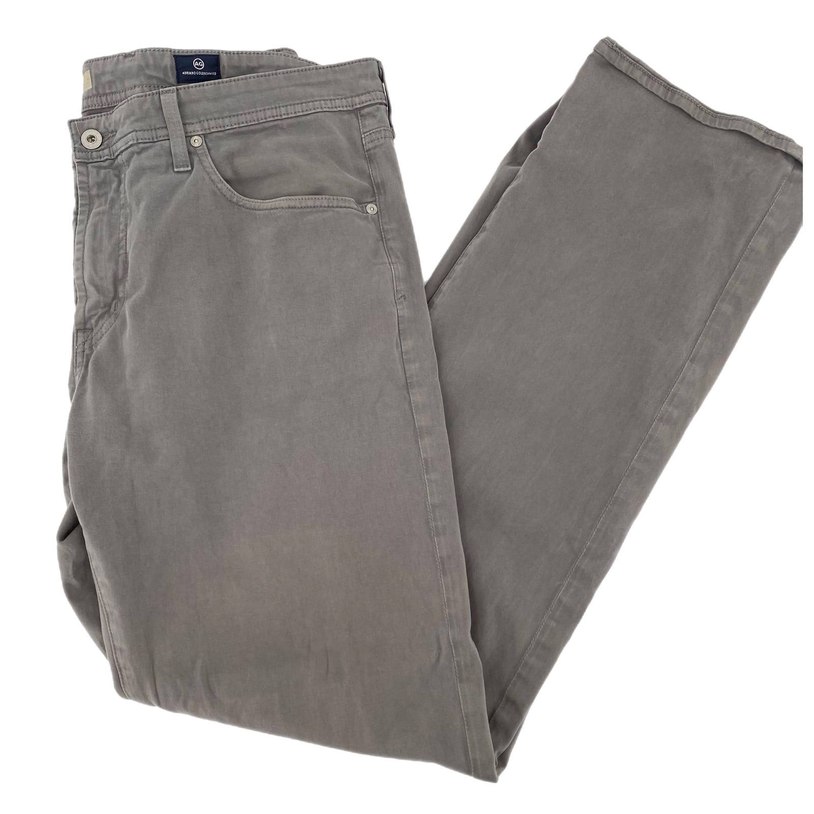 Ag Adriano Goldschmied Gray High-Rise Jeans