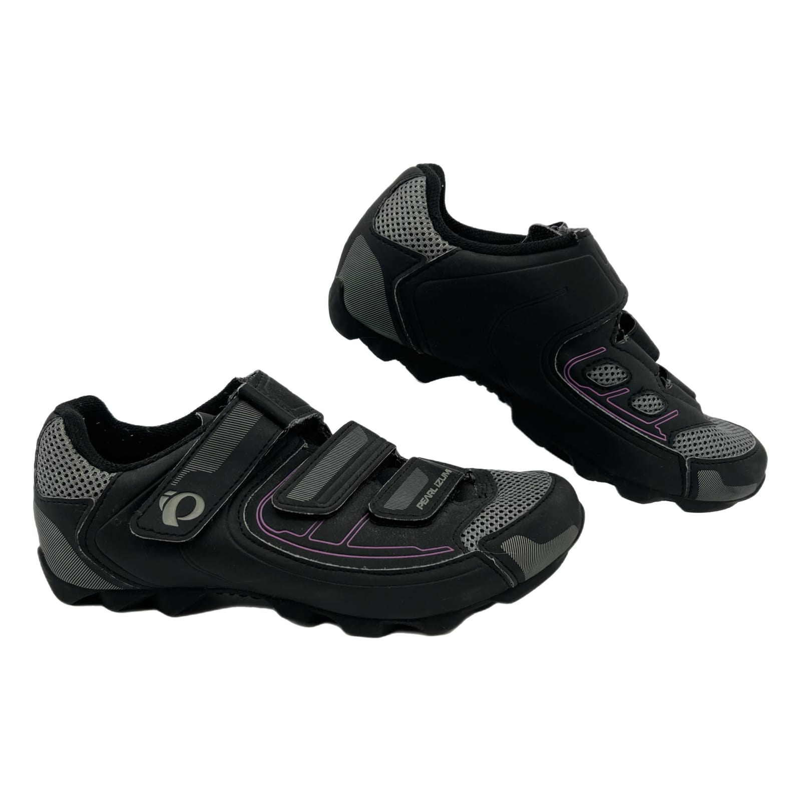 Pearl Izumi Black Gray Biking Athletic Shoes
