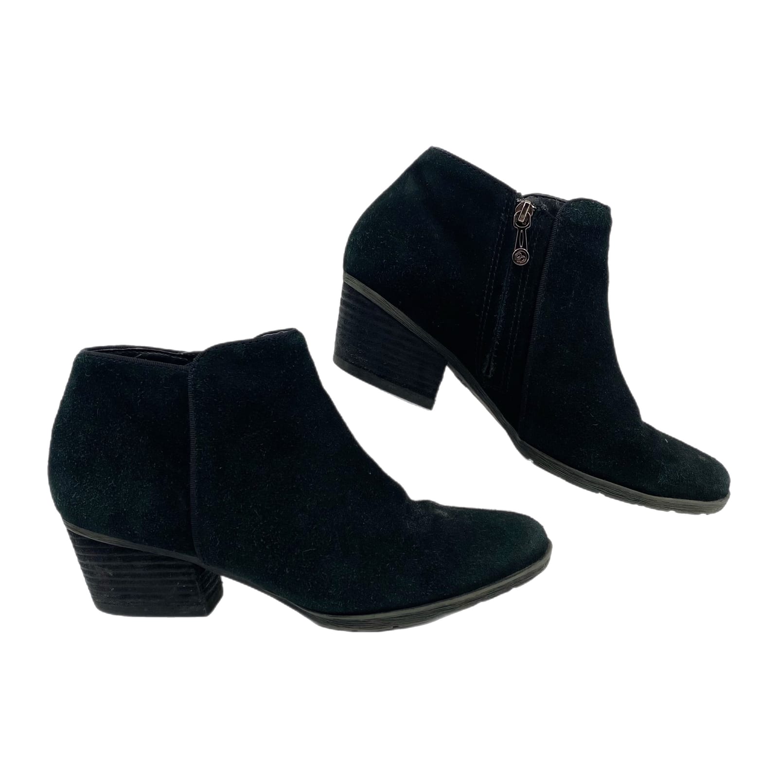 Blondo Black Waterproof Suede Ankle Booties