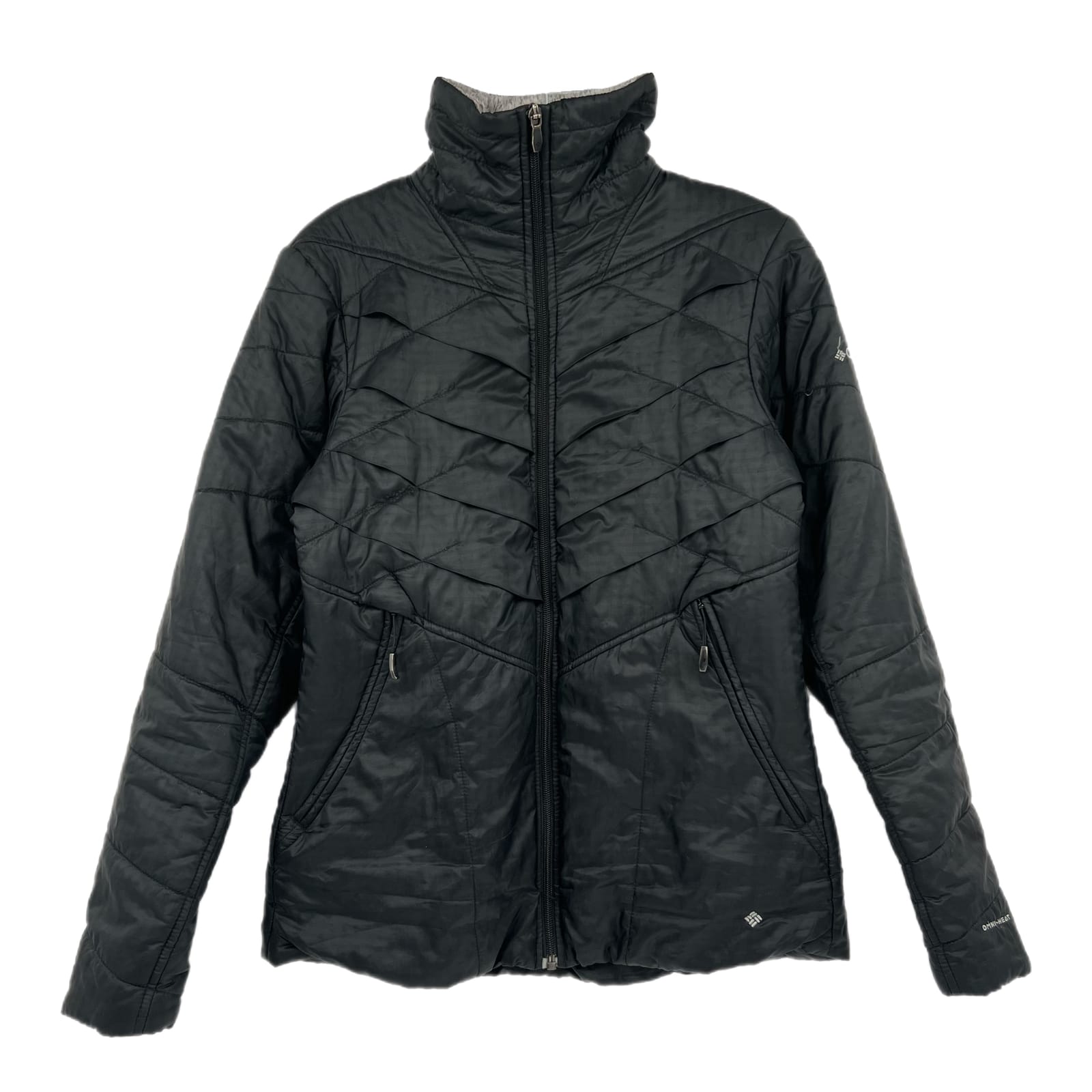 Columbia Black Zip Puffer Jacket