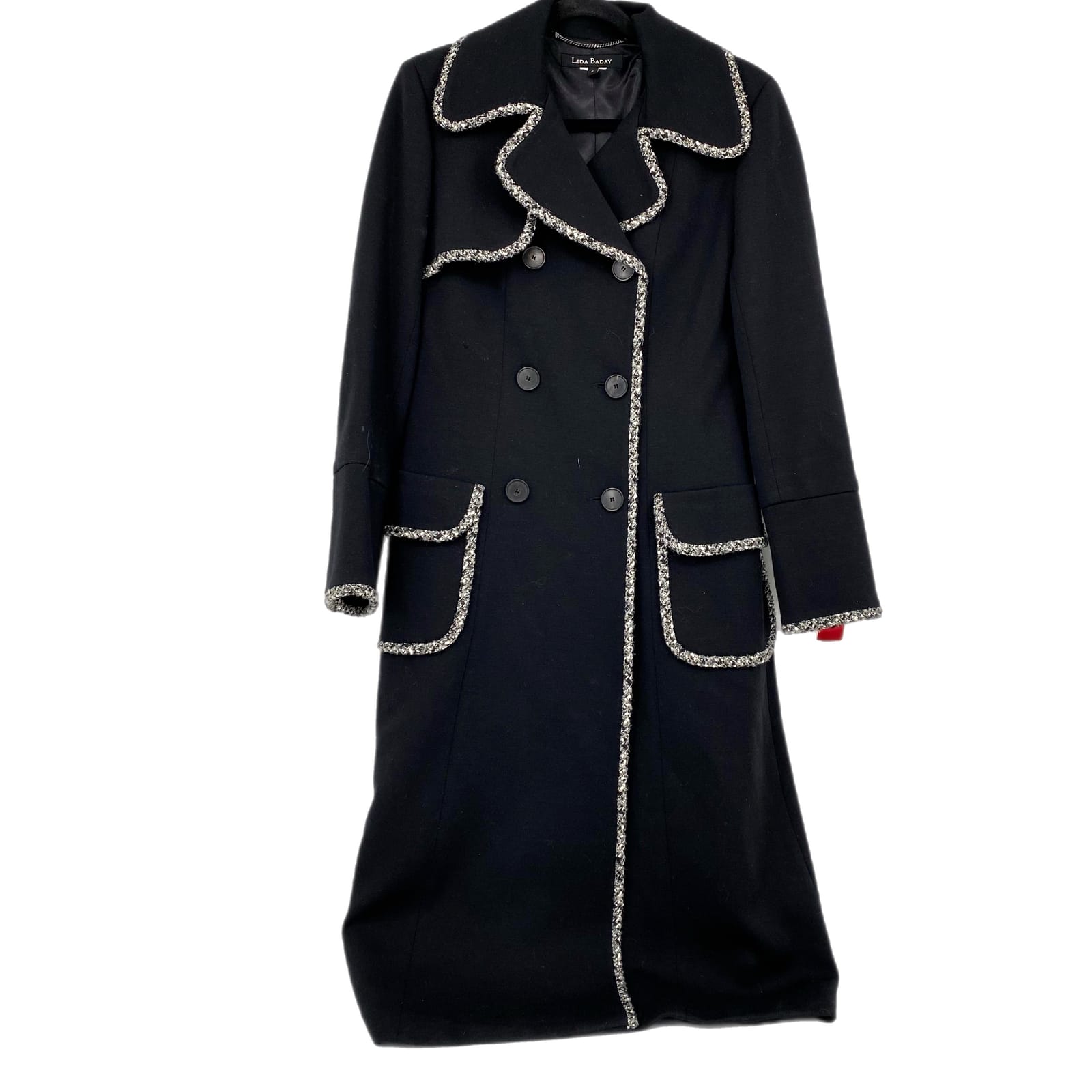 Classic Black Wool Pea Coat