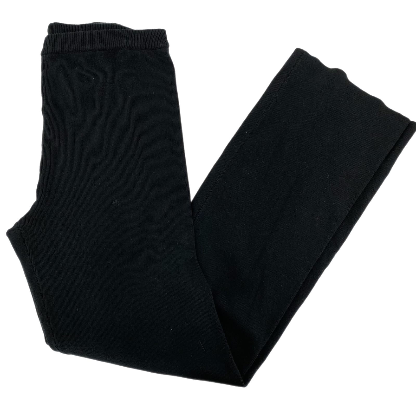 Wayf’98 Black High Rise Wide-Leg Knit Pants
