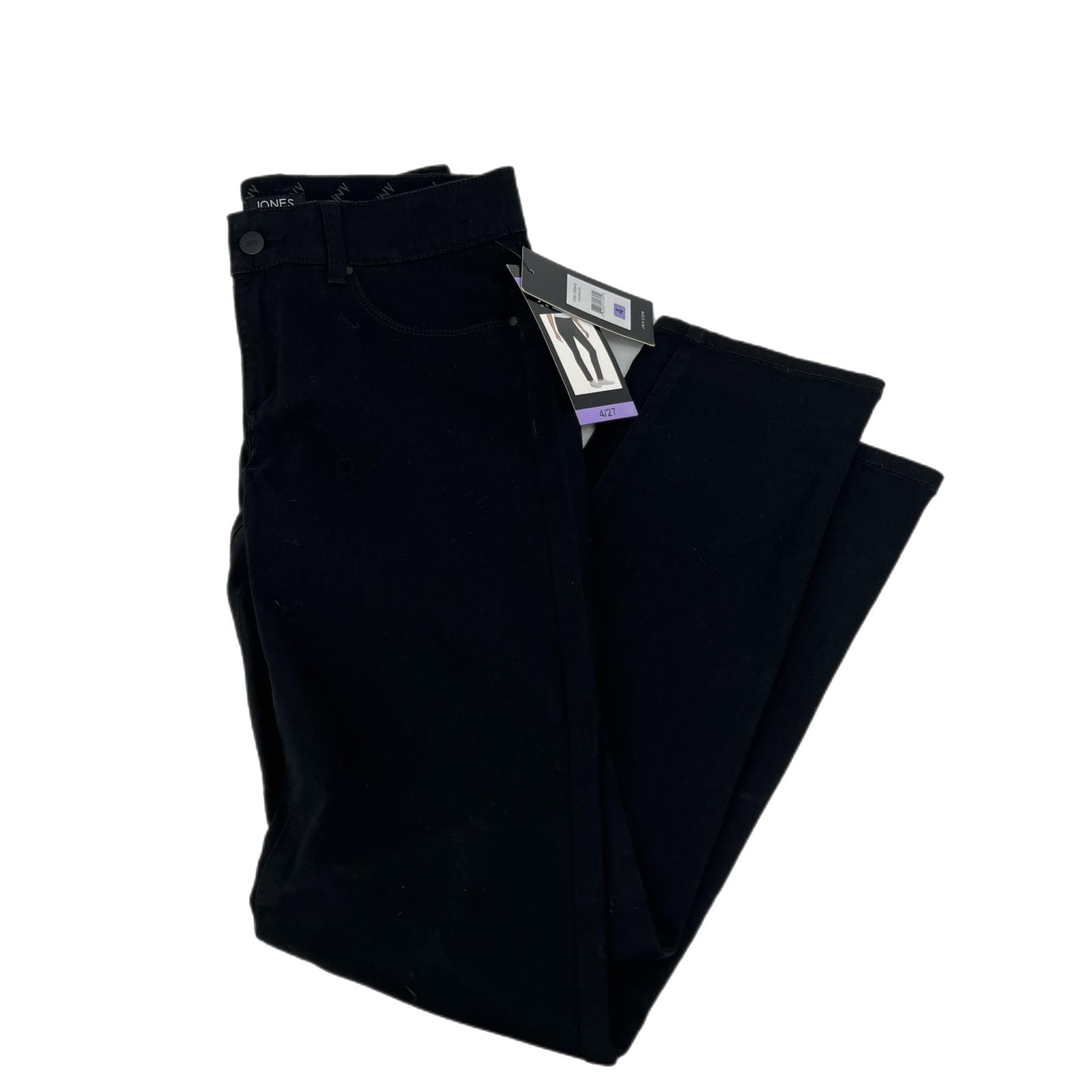 Jones New York Black Slim Straight Leg Jeans