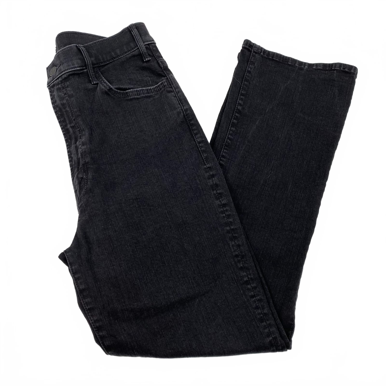 MOTHER Black Hustler Ankle Jeans