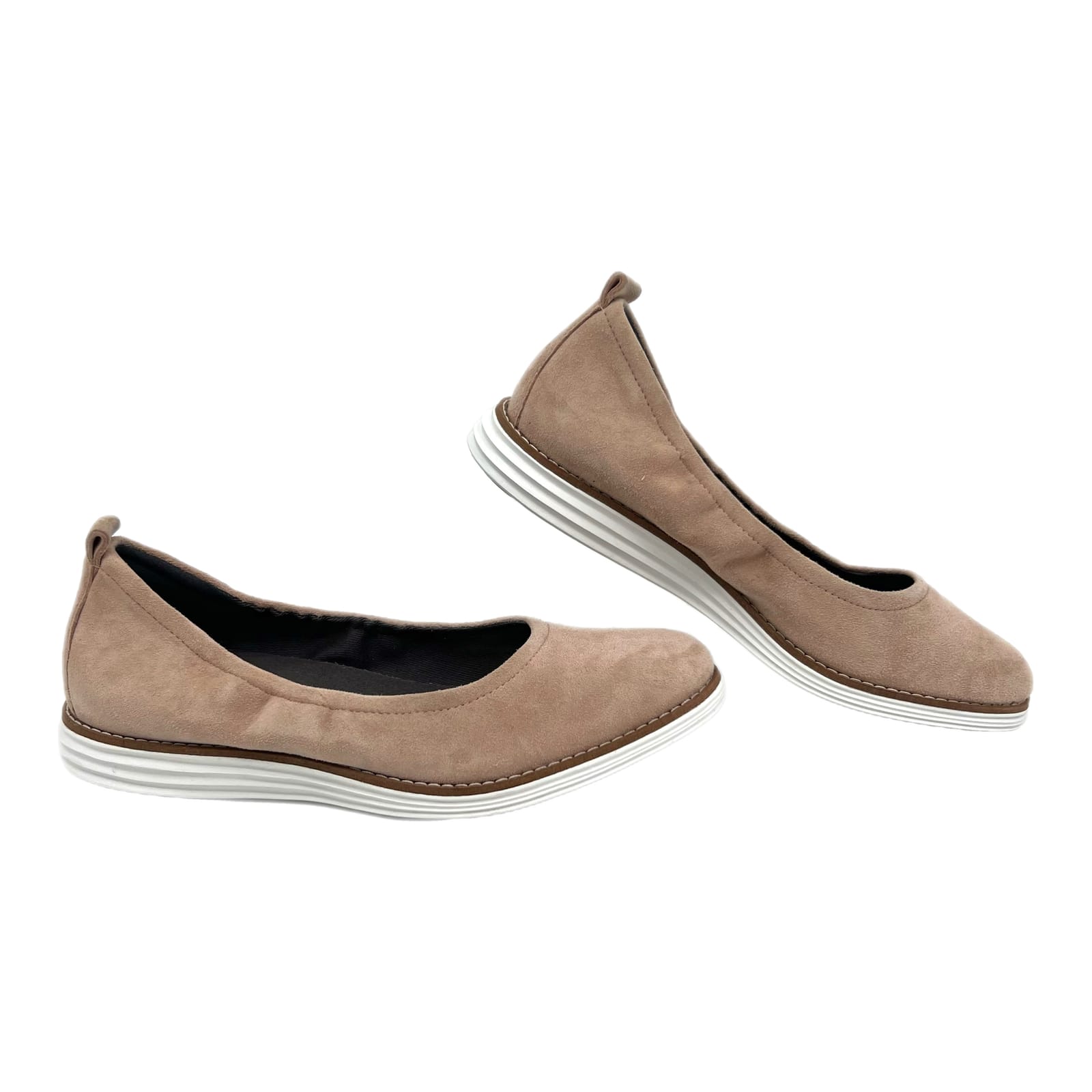 Cole Haan Pink Suede Original Grand Flats