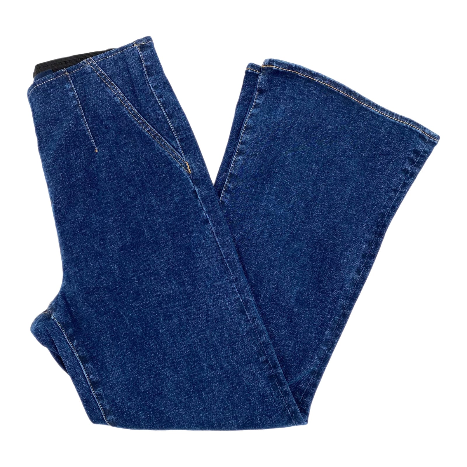 Veronica Beard Blue Flare High Rise Jeans