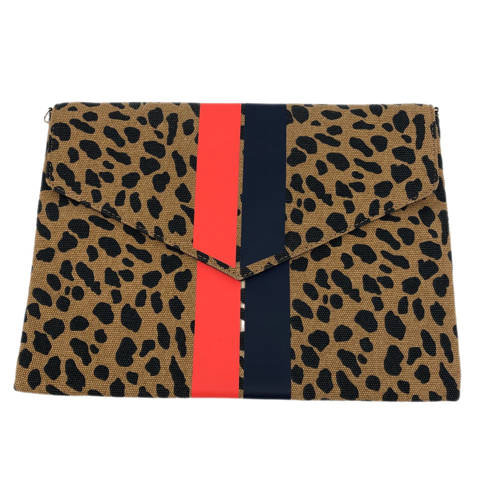 Stella & Dot Women's Clutch Wallet in Brown/Tan Animal Print, Size Regular