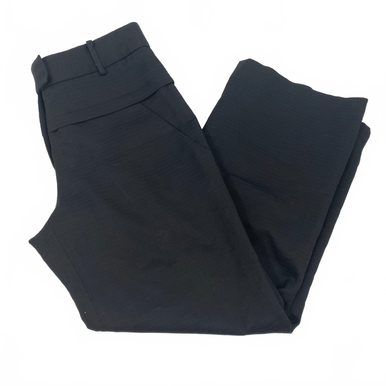 Veronica Beard Black Front Yoke Trousers