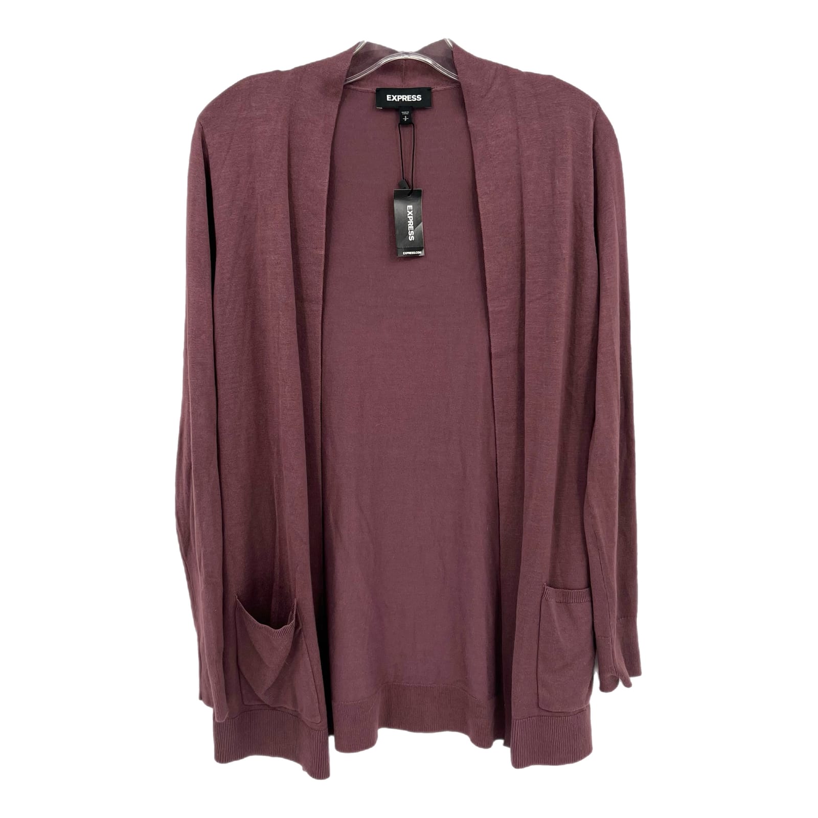 Express Purple Classic Cardigan
