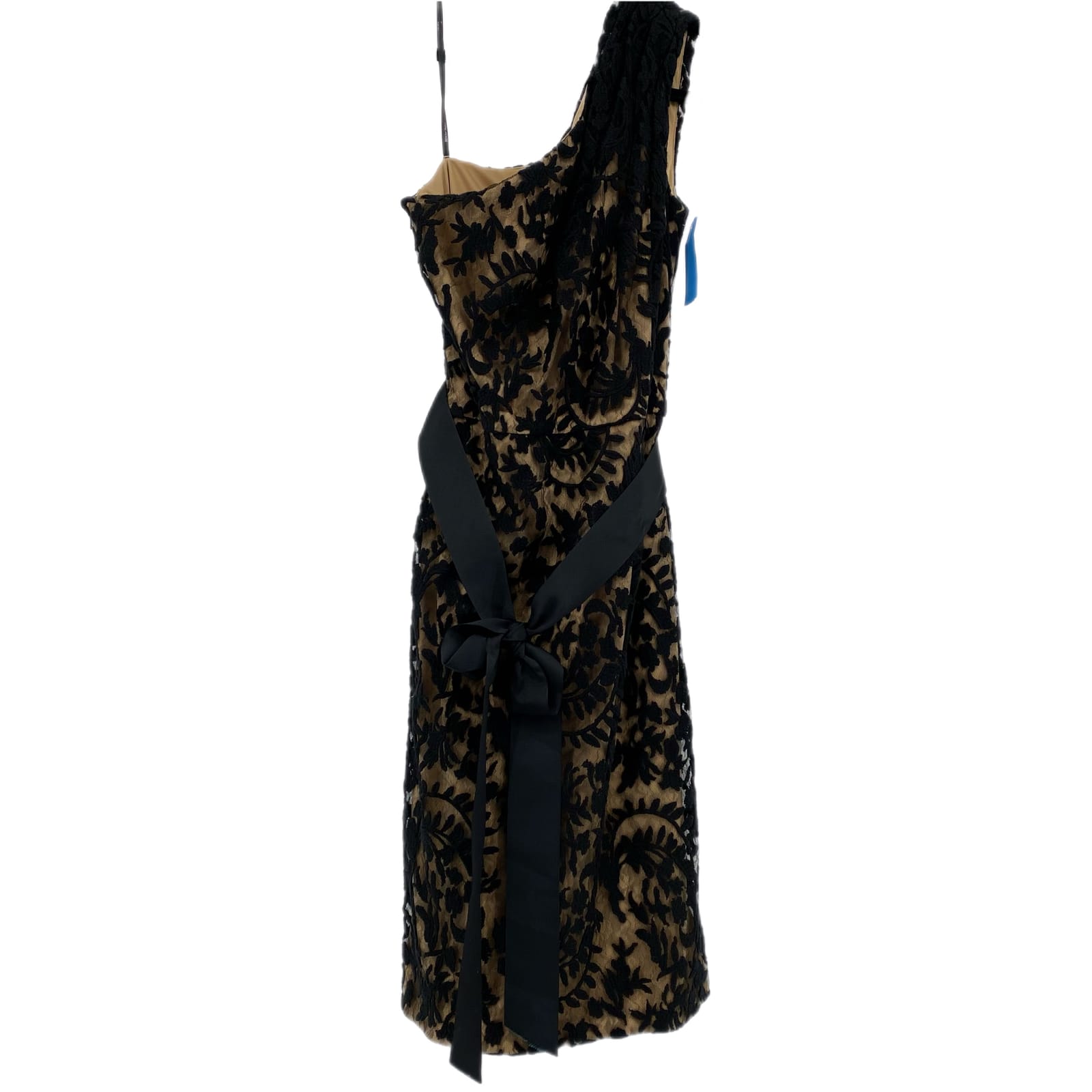 Tadashi Shoji Black/Beige Lace Dress