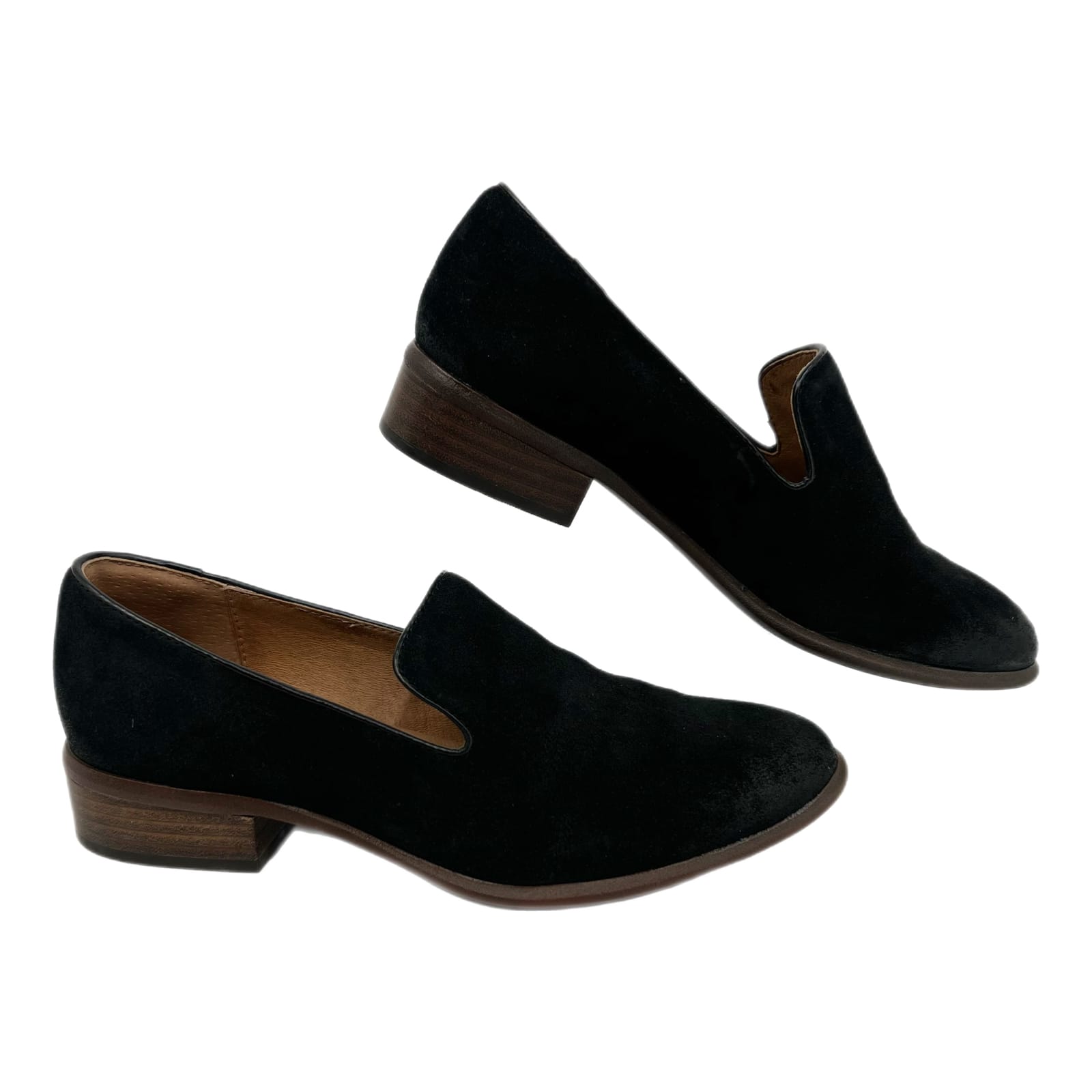 Sofft Black Suede Classic Loafers