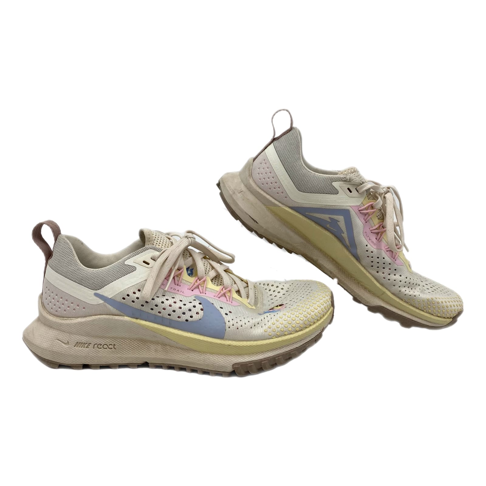 Nike White Blue Pastel Trail Sneakers