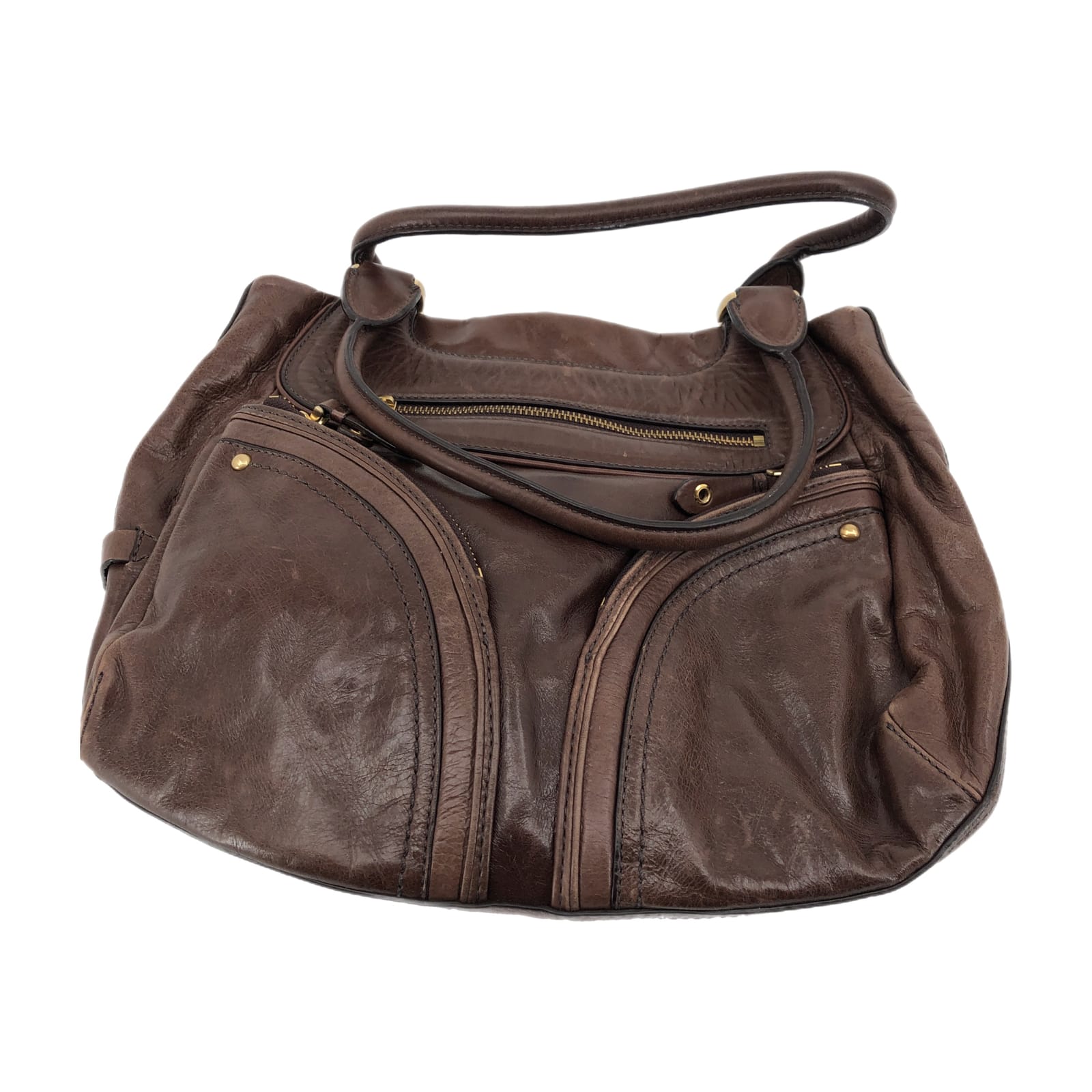 Cole Haan Brown Leather Shoulder Bag