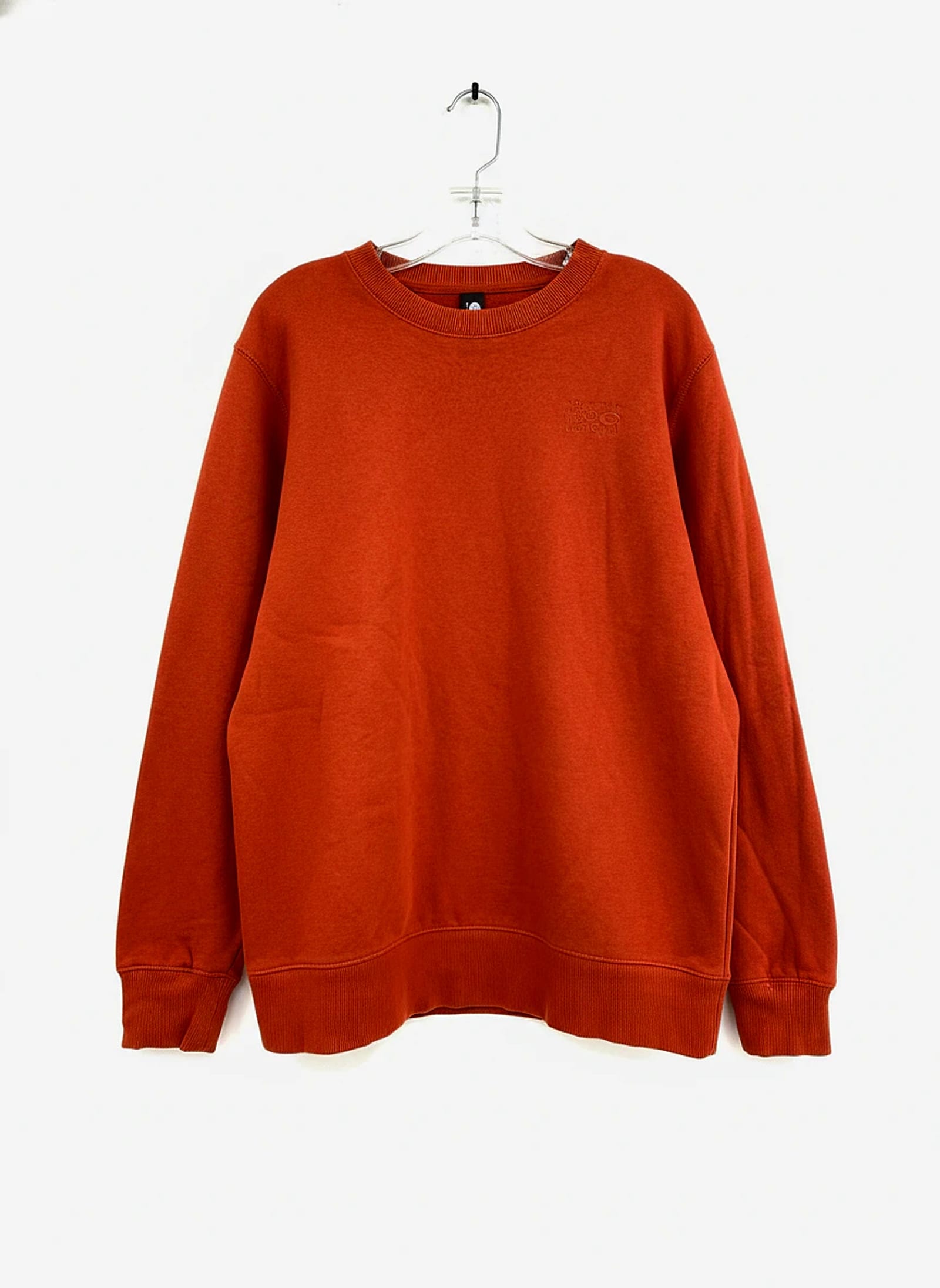 Mountain Hardwear Orange Cotton-Poly Pullover Crewneck