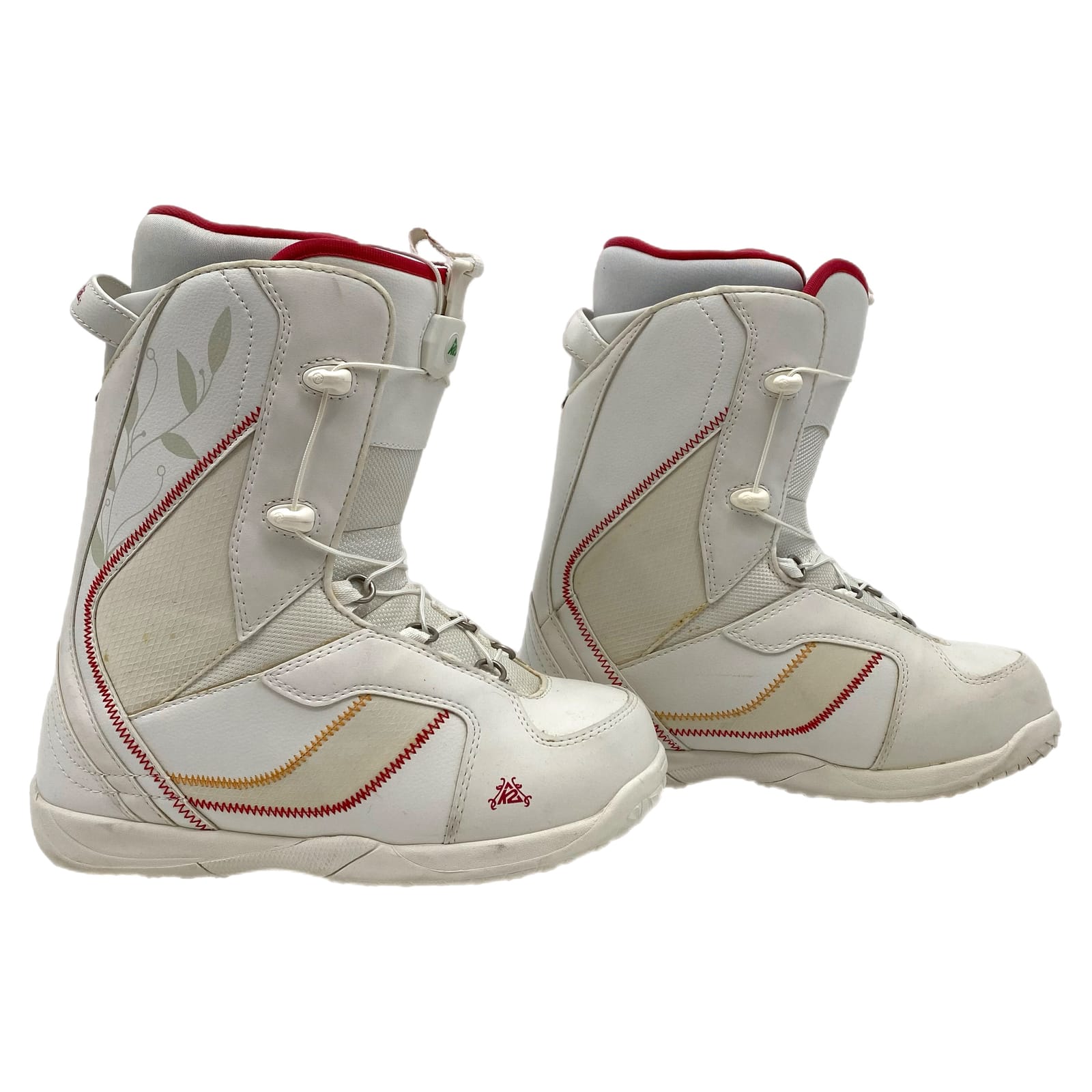 K2 White Pink Snowboarding Boots